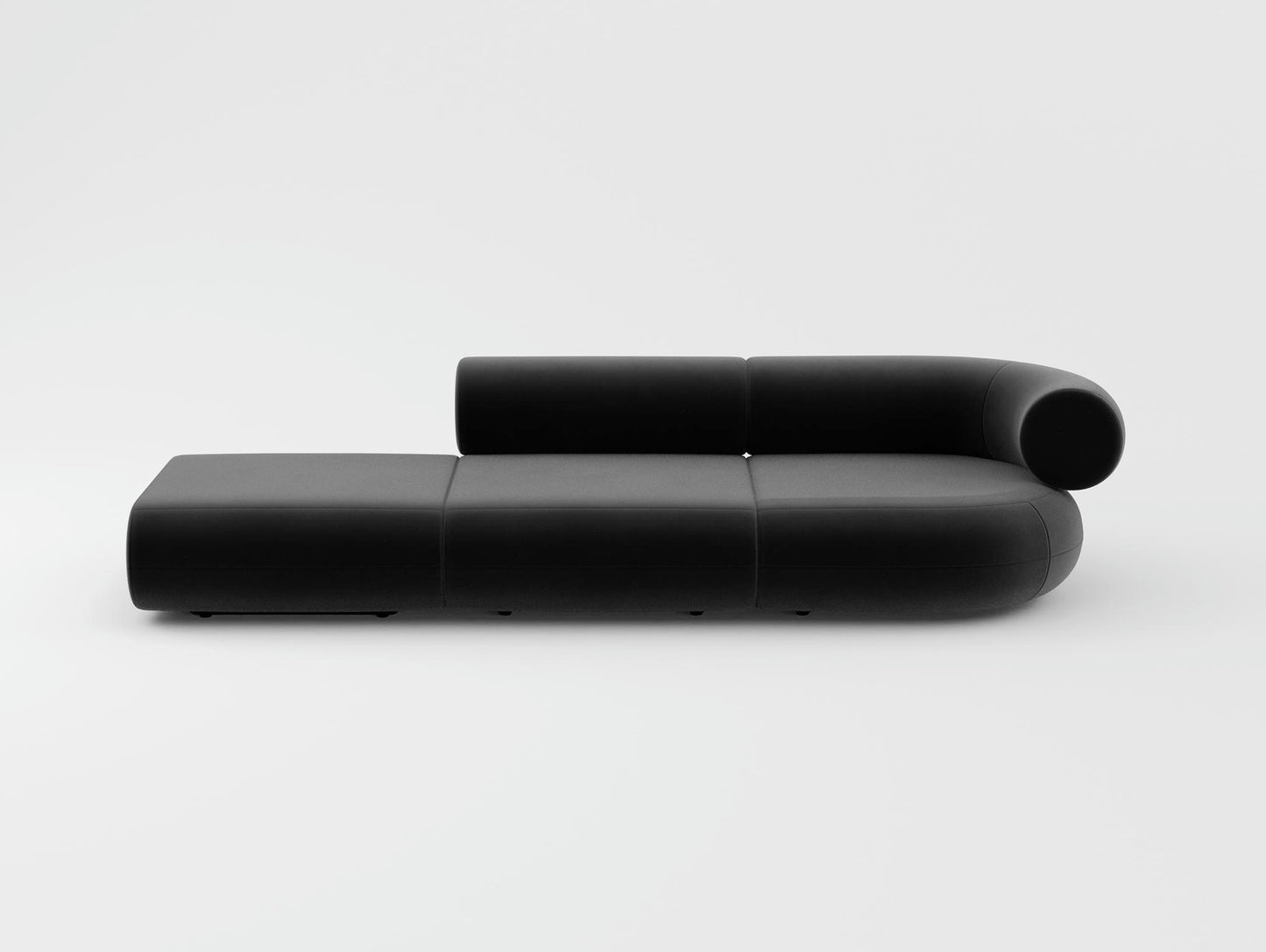 Fat 3-Seater Modular Sofa by Tom Dixon - Left Open End / Right Armrest / Tom Dixon Velvet 158