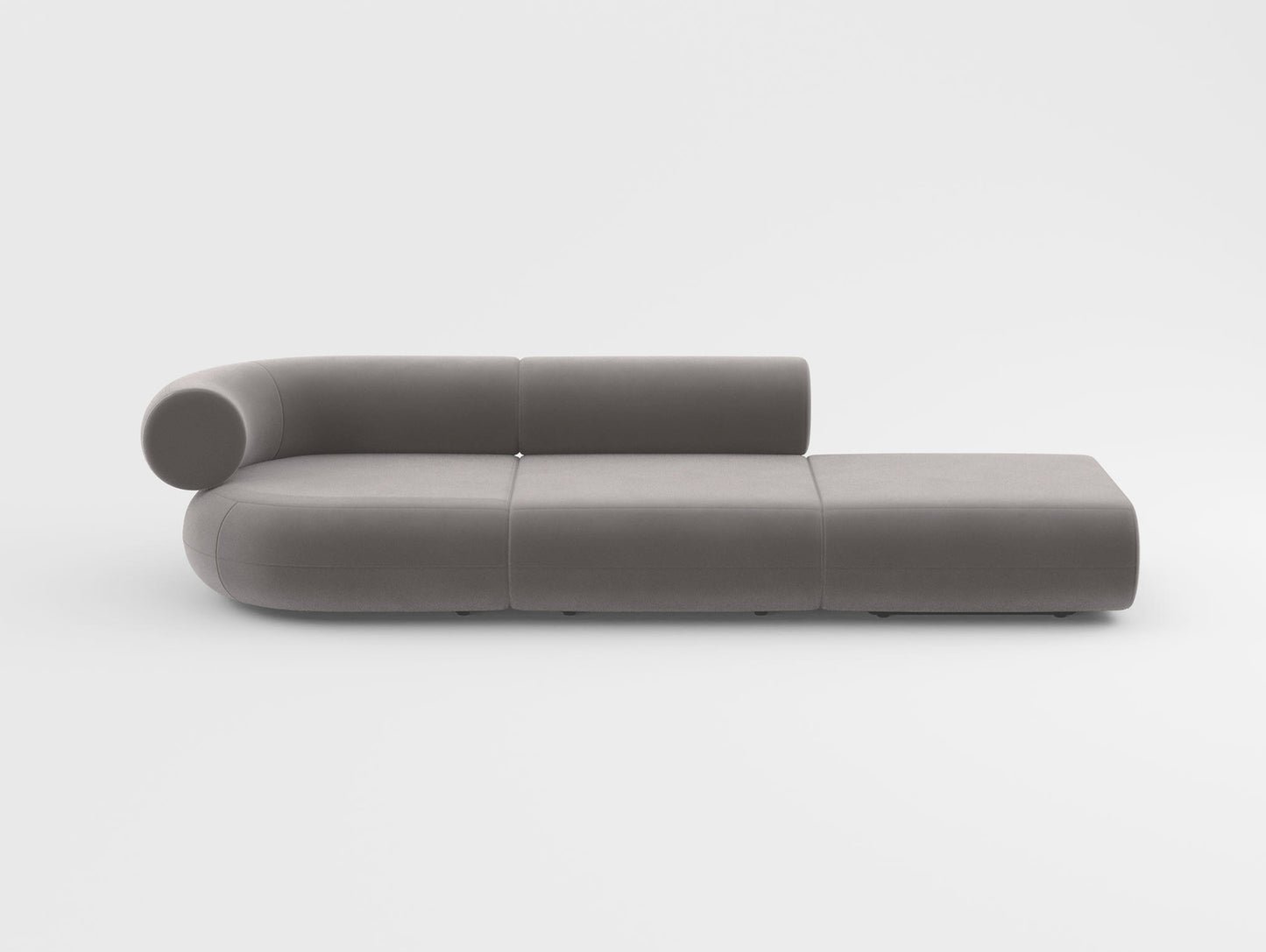 Fat 3-Seater Modular Sofa by Tom Dixon - Right Open End / Left Armrest / Tom Dixon Velvet 84