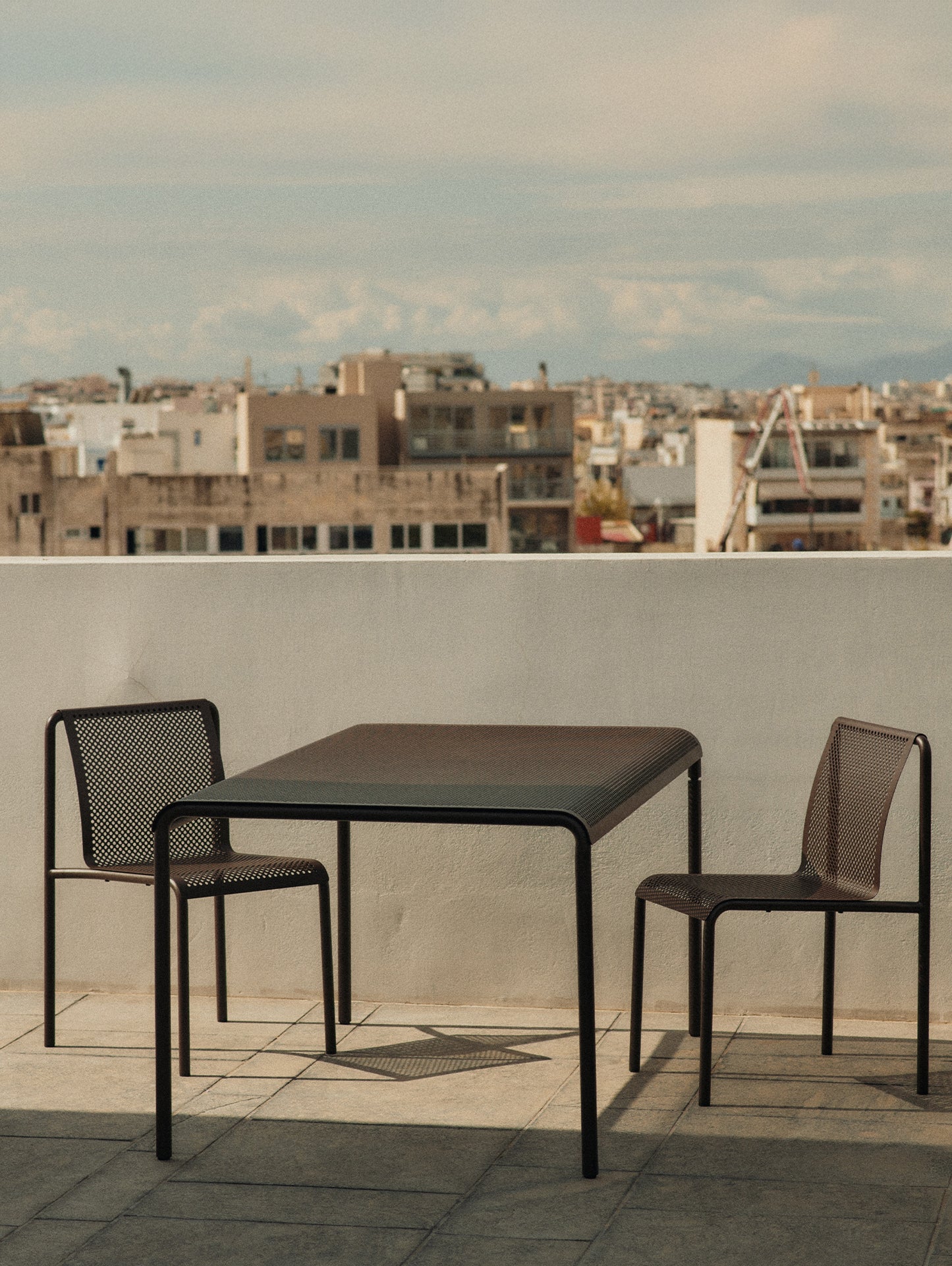 Dapple Dining Table by Ferm Living - 80x80 / Dark Chocolate