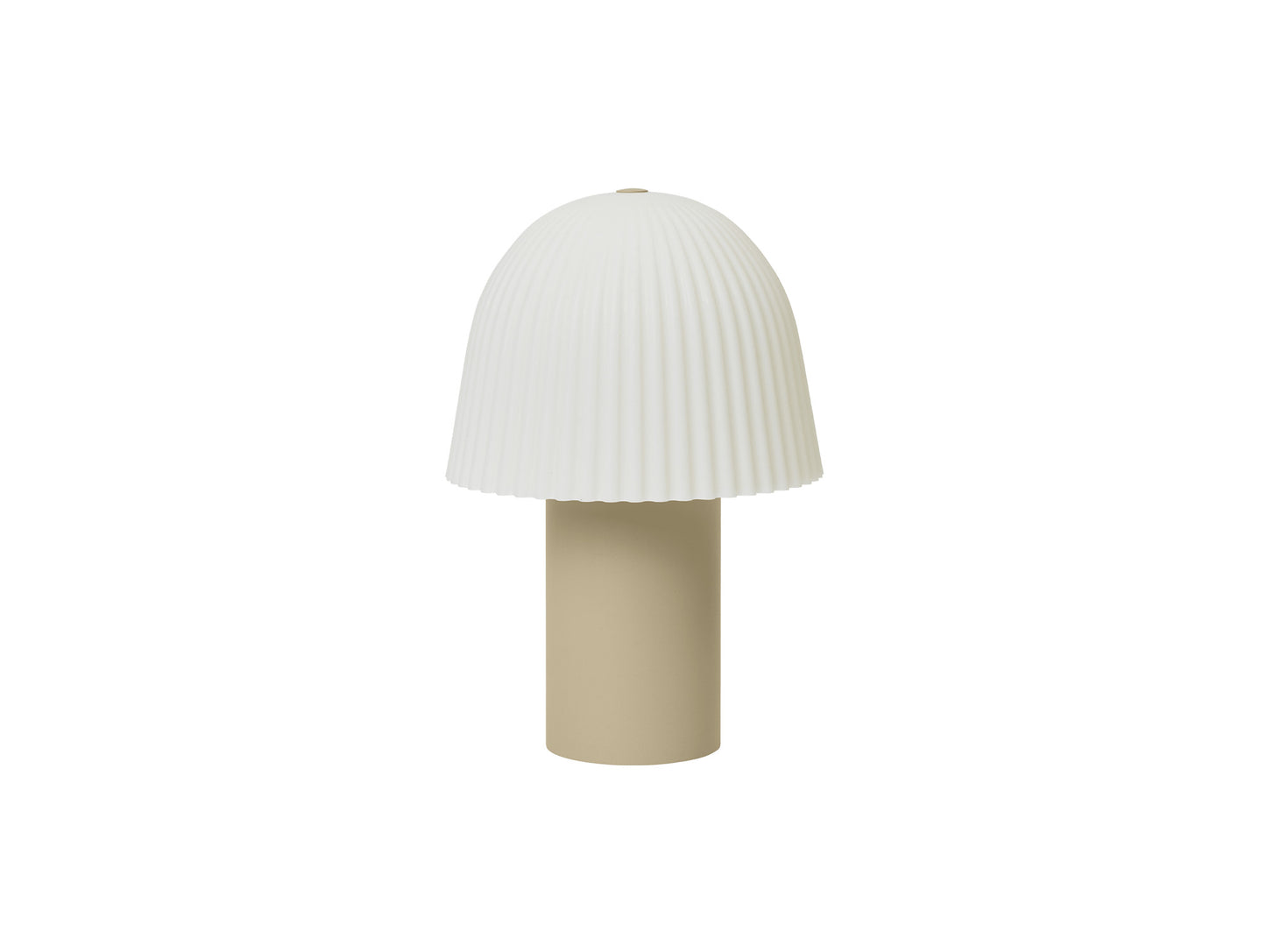 Frill Portable Lamp by Ferm Living - Cashmere