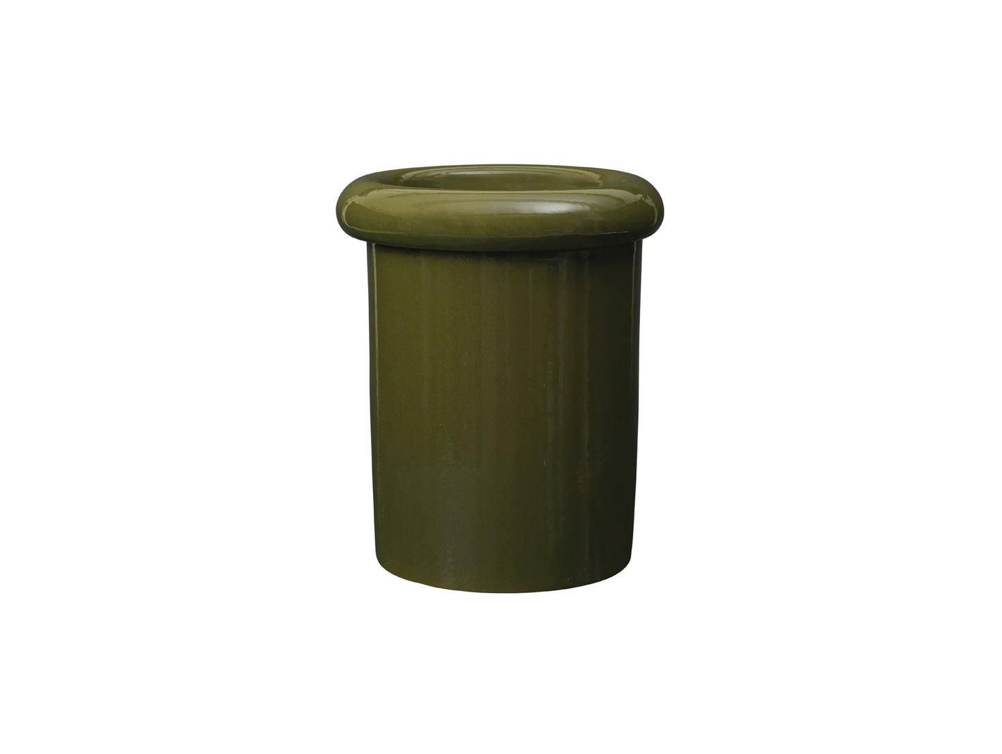 Rollo Pot by Ferm Living - Small / Moss Green