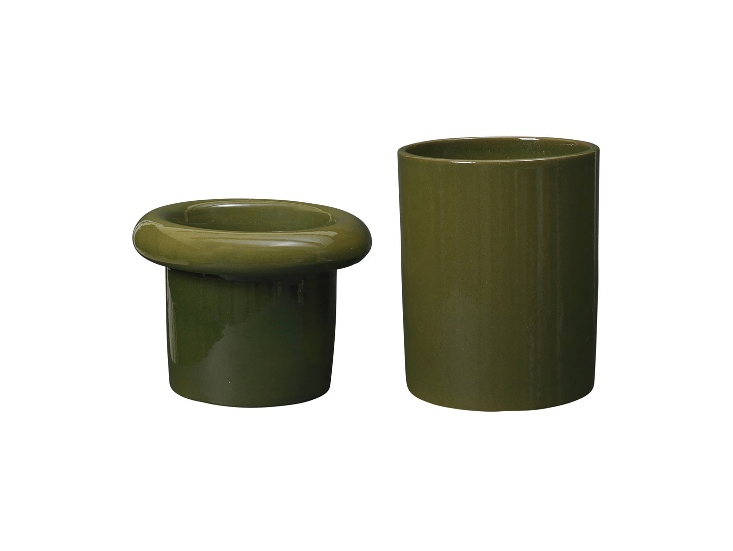 Rollo Pot by Ferm Living - Small / Moss Green