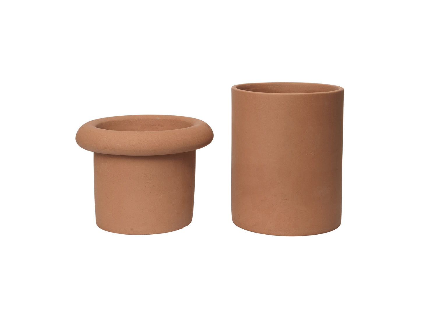 Rollo Pot by Ferm Living - Small / Terracotta
