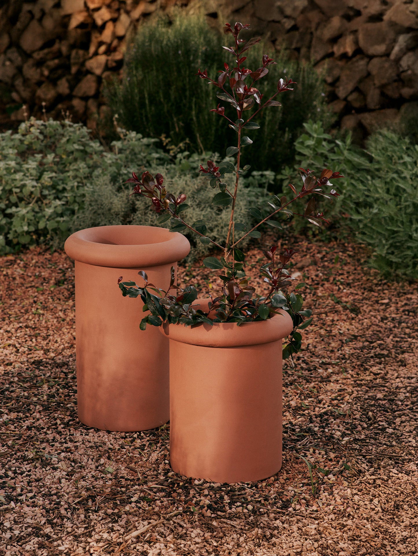 Rollo Pot by Ferm Living - Terracotta