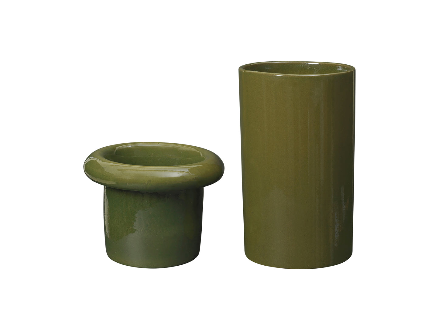 Rollo Pot by Ferm Living - Large / Moss Green