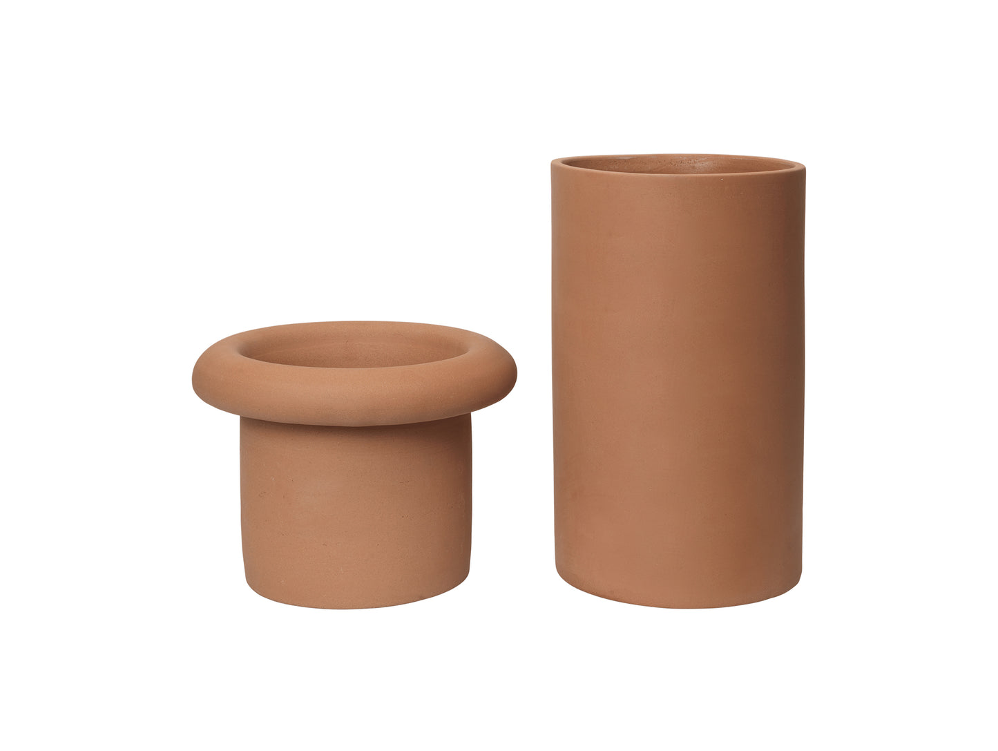 Rollo Pot by Ferm Living - Large / Terracotta