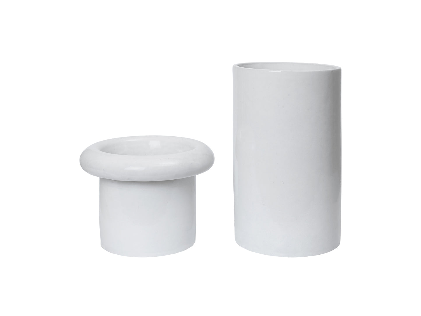 Rollo Pot by Ferm Living - Large / White