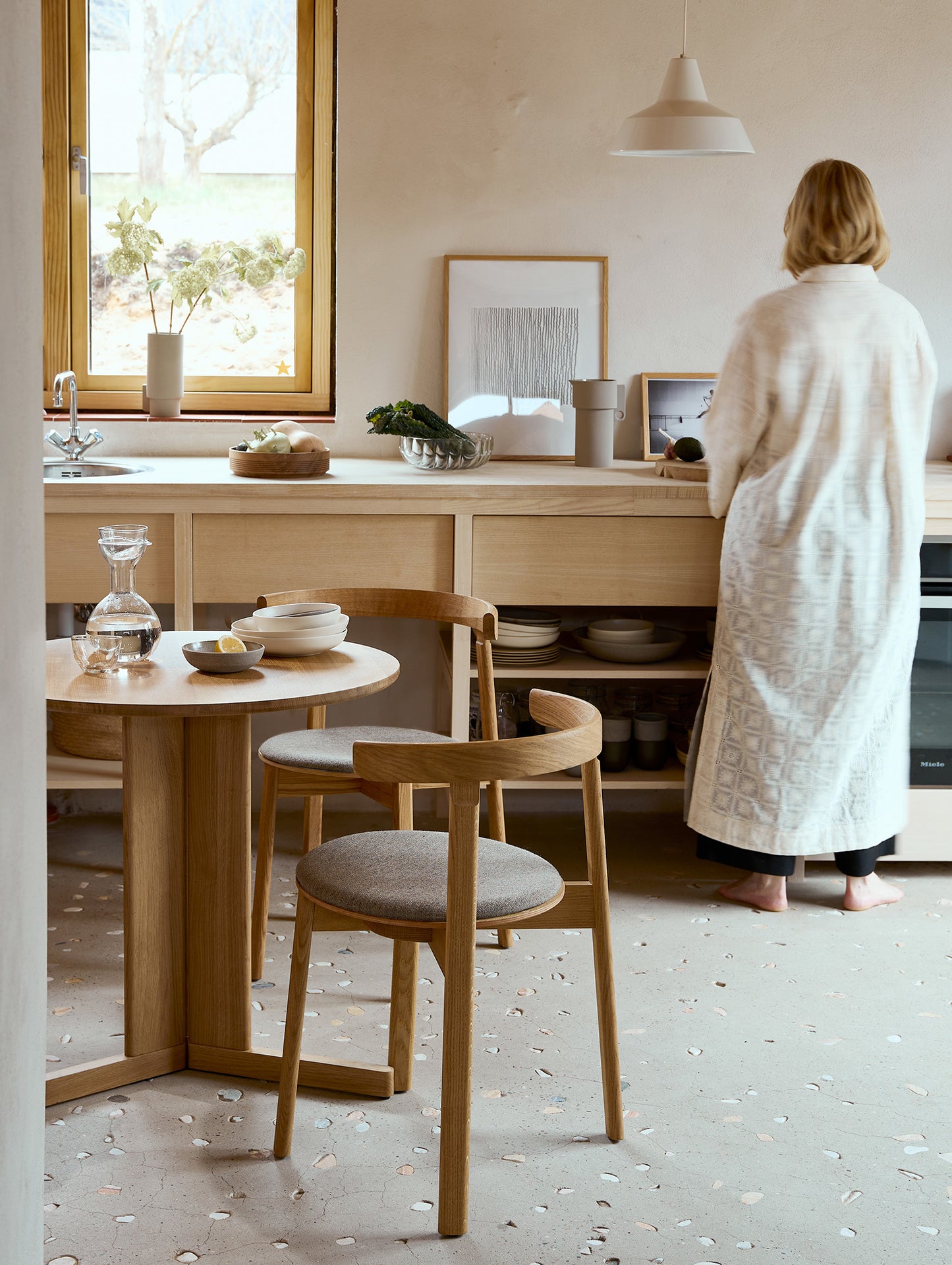 Lunar Chair Upholstered by Form & Refine - Oiled Oak
