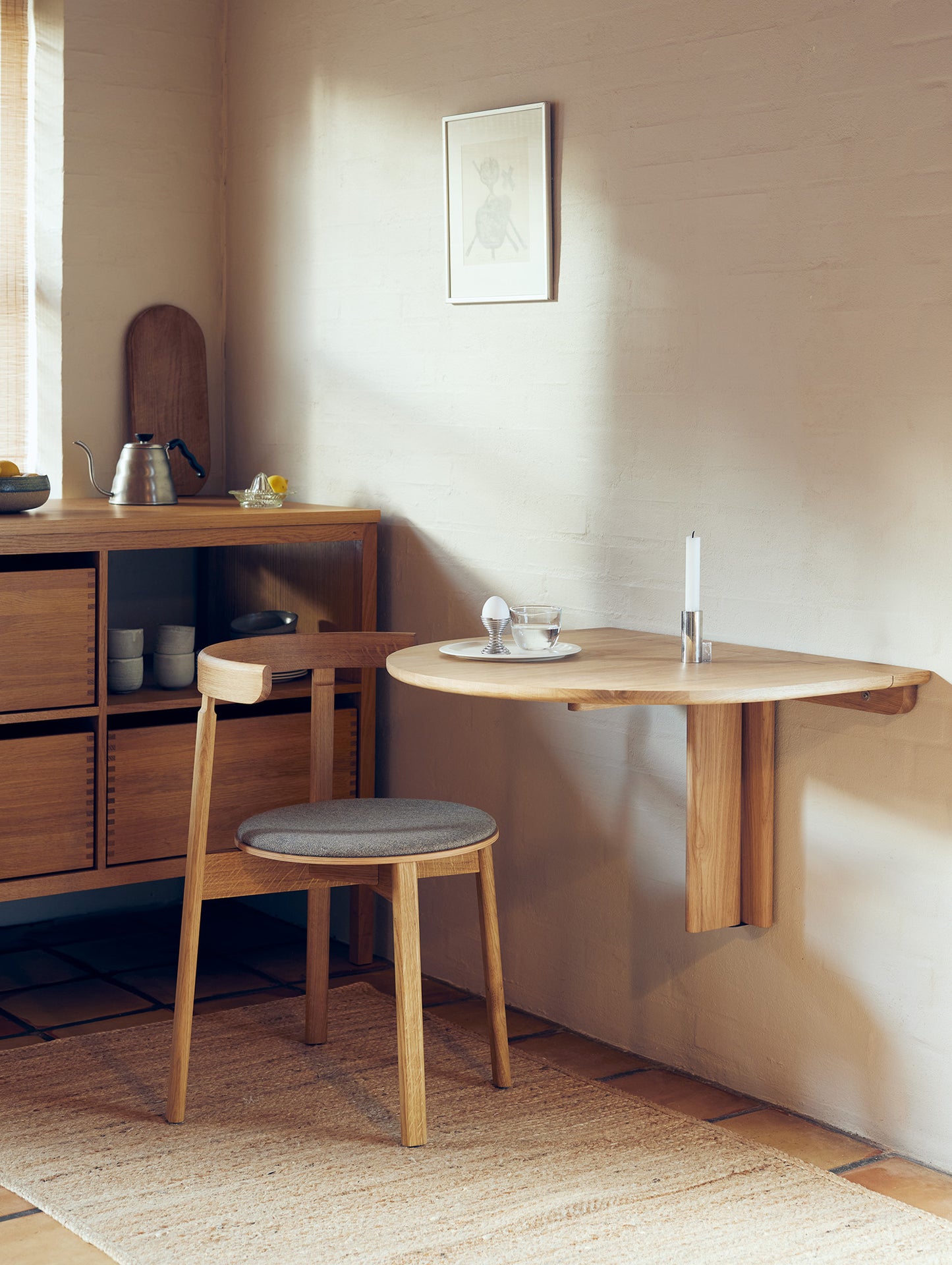Lunar Chair Upholstered by Form & Refine - Oiled Oak