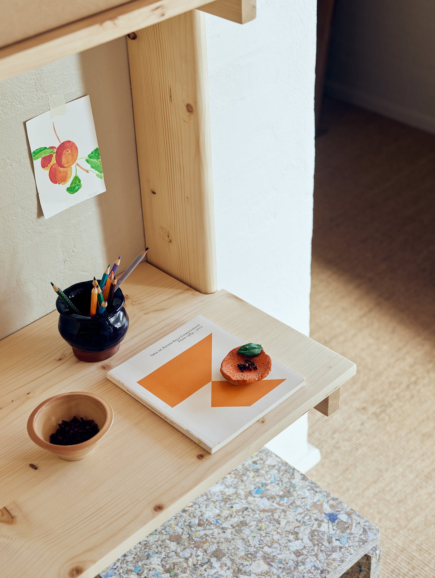 Beam Wall Office Shelf 3 by Form & Refine