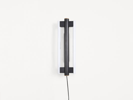 Eiffel Wall Lamp Double by Frama - Black Powder Coated Steel / Height 500 mm