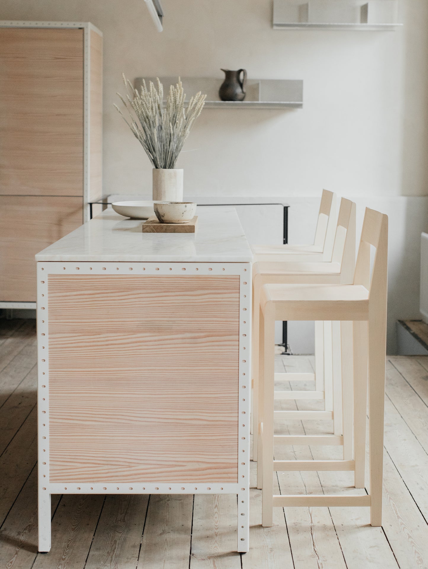 Bar Chair 01 by Frama - 76 cm Height - Oiled Birch