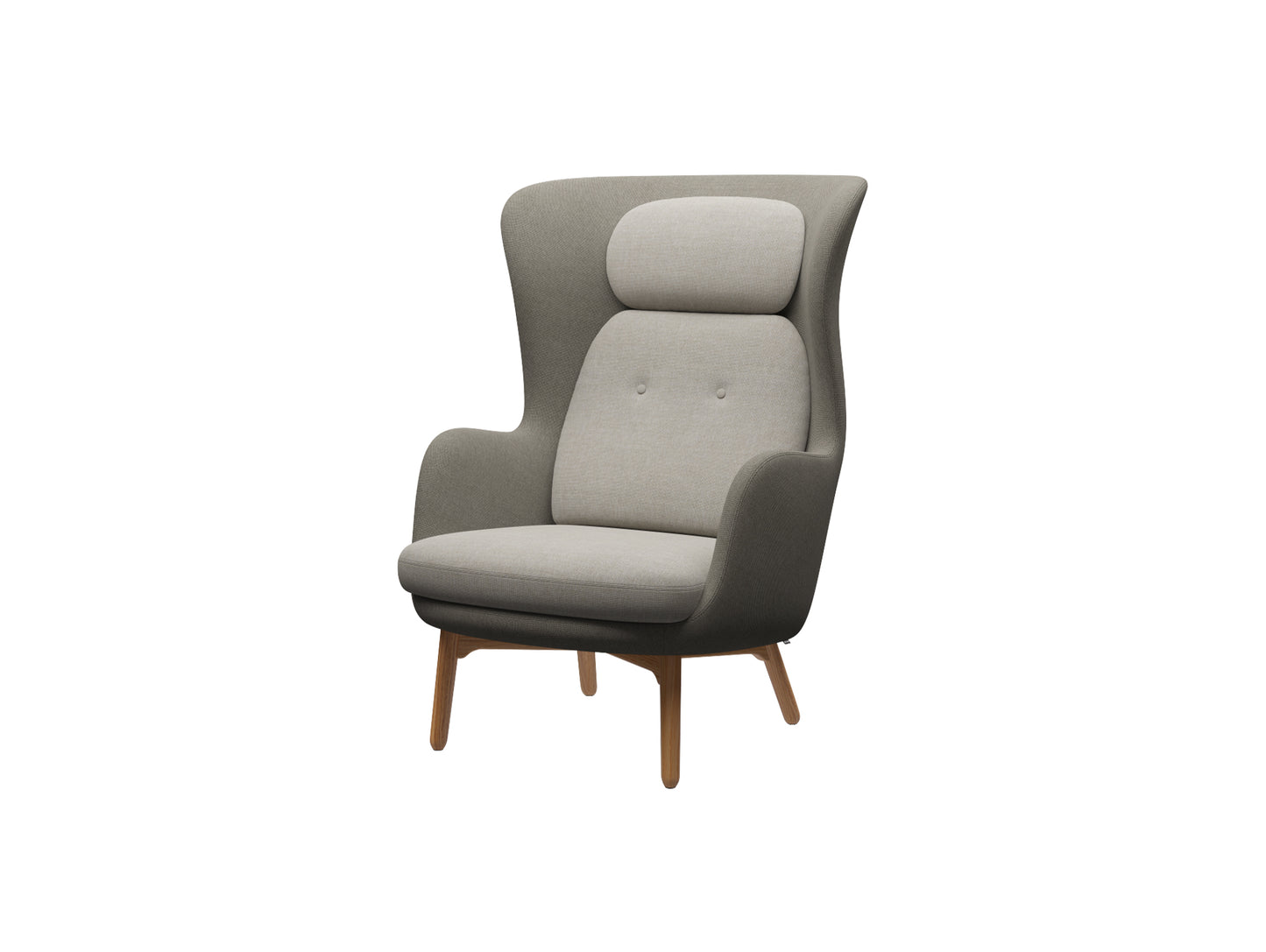 Ro Lounge Chair - Mixed Upholstery