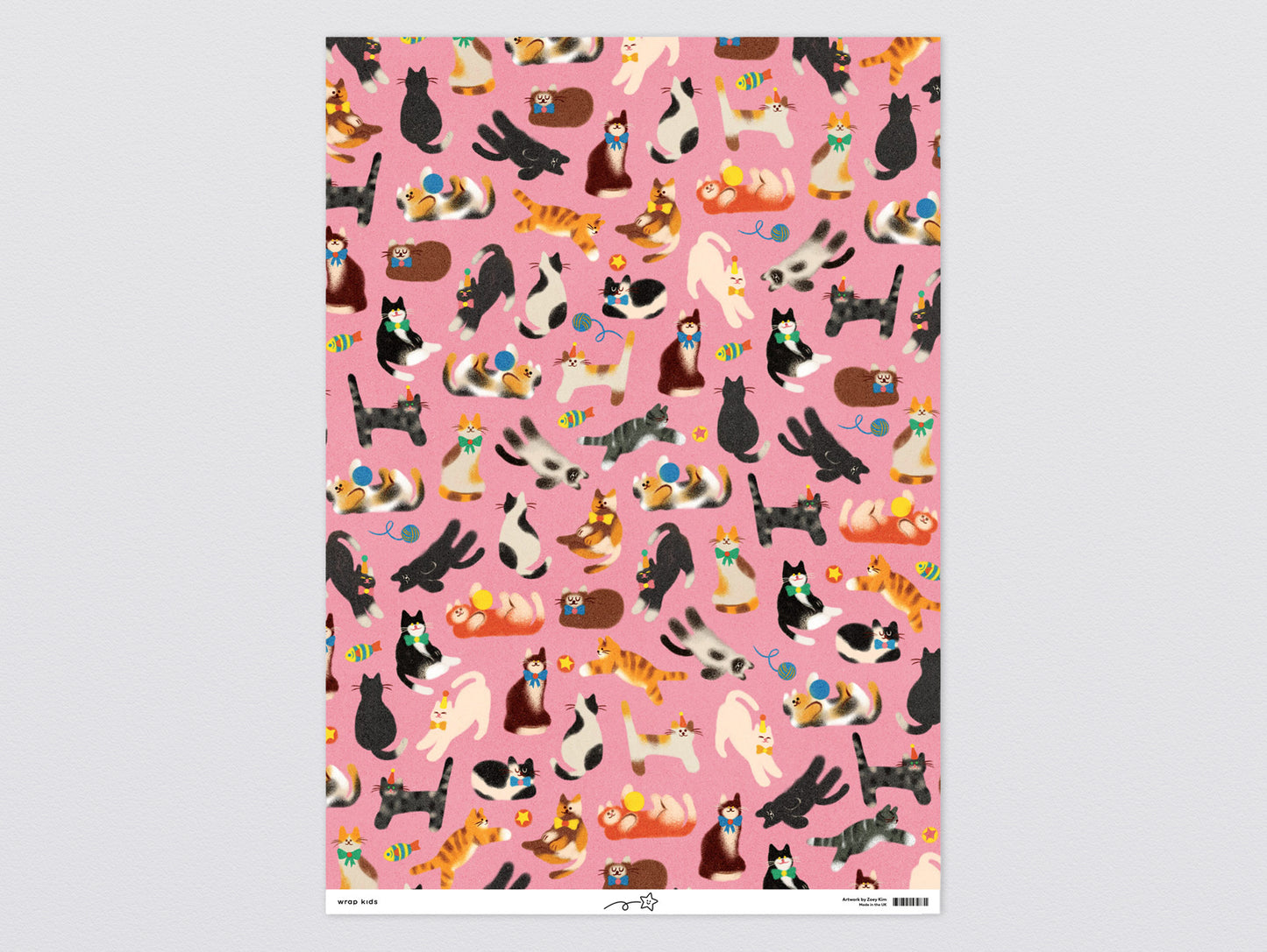 Cats Kids Wrapping Paper by Wrap