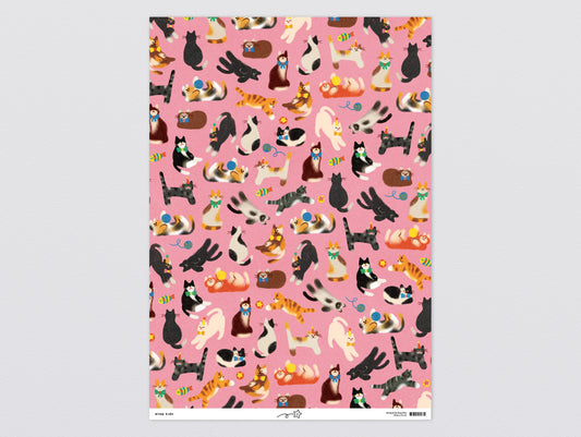 Cats Kids Wrapping Paper by Wrap