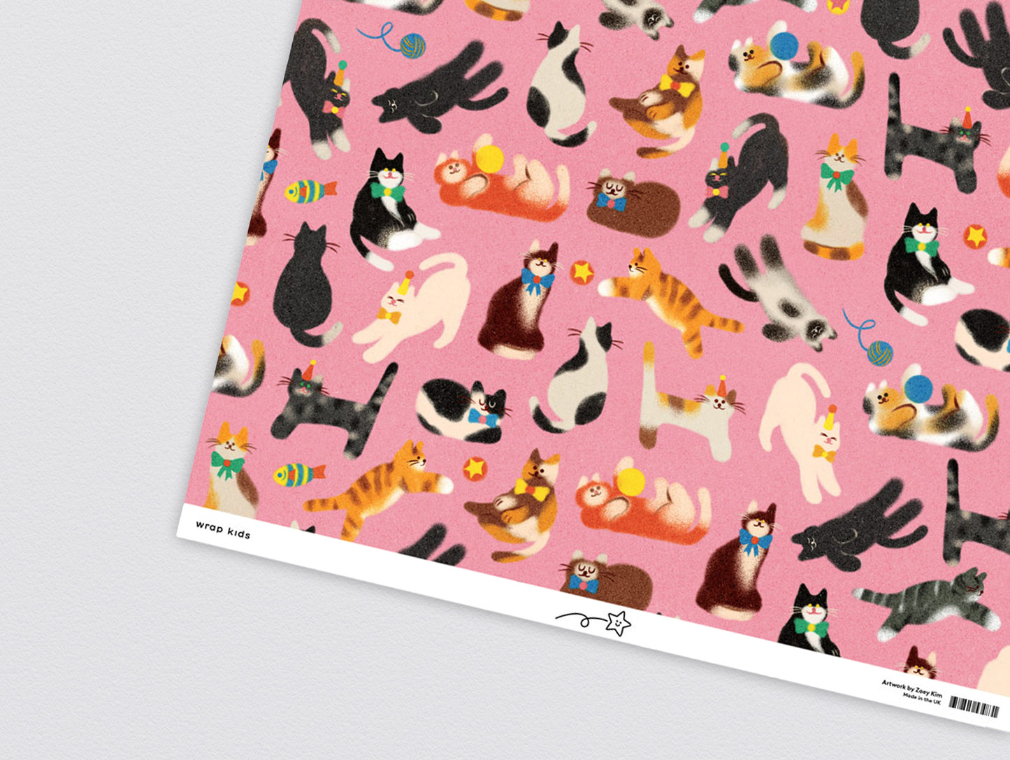 Cats Kids Wrapping Paper by Wrap