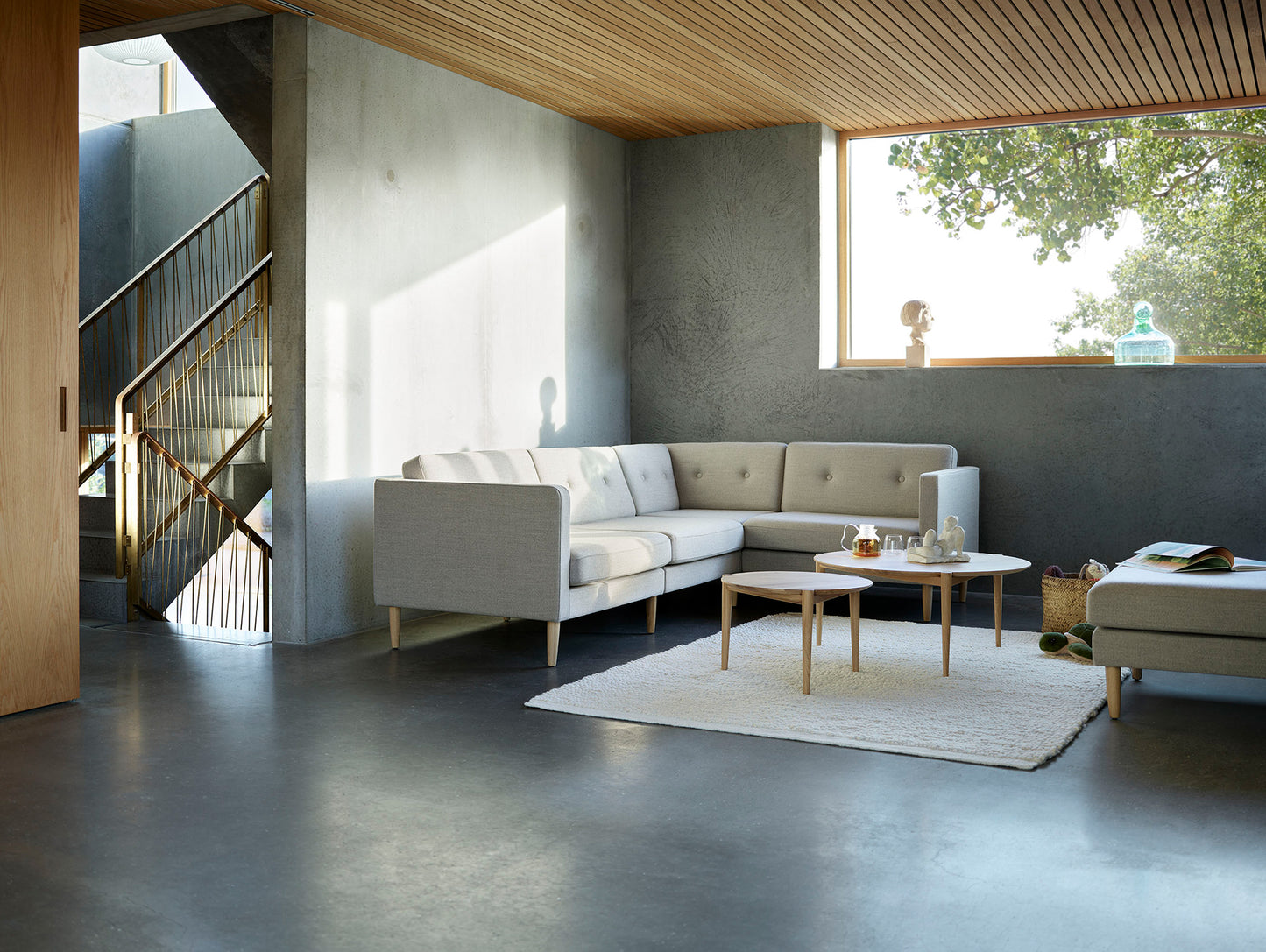 D102 SOS Coffee Table by FDB Mobler - Oiled Oak