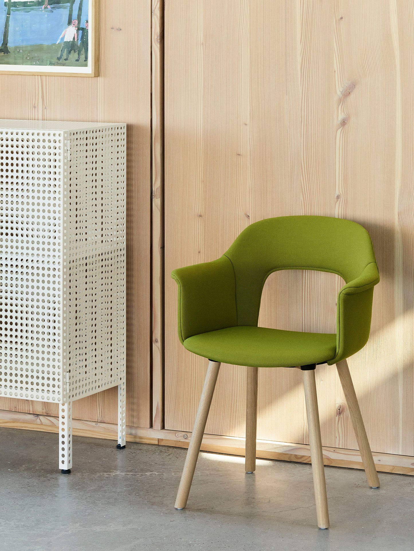 Perforated Cabinet Floor by HAY - Medium / Eggshell