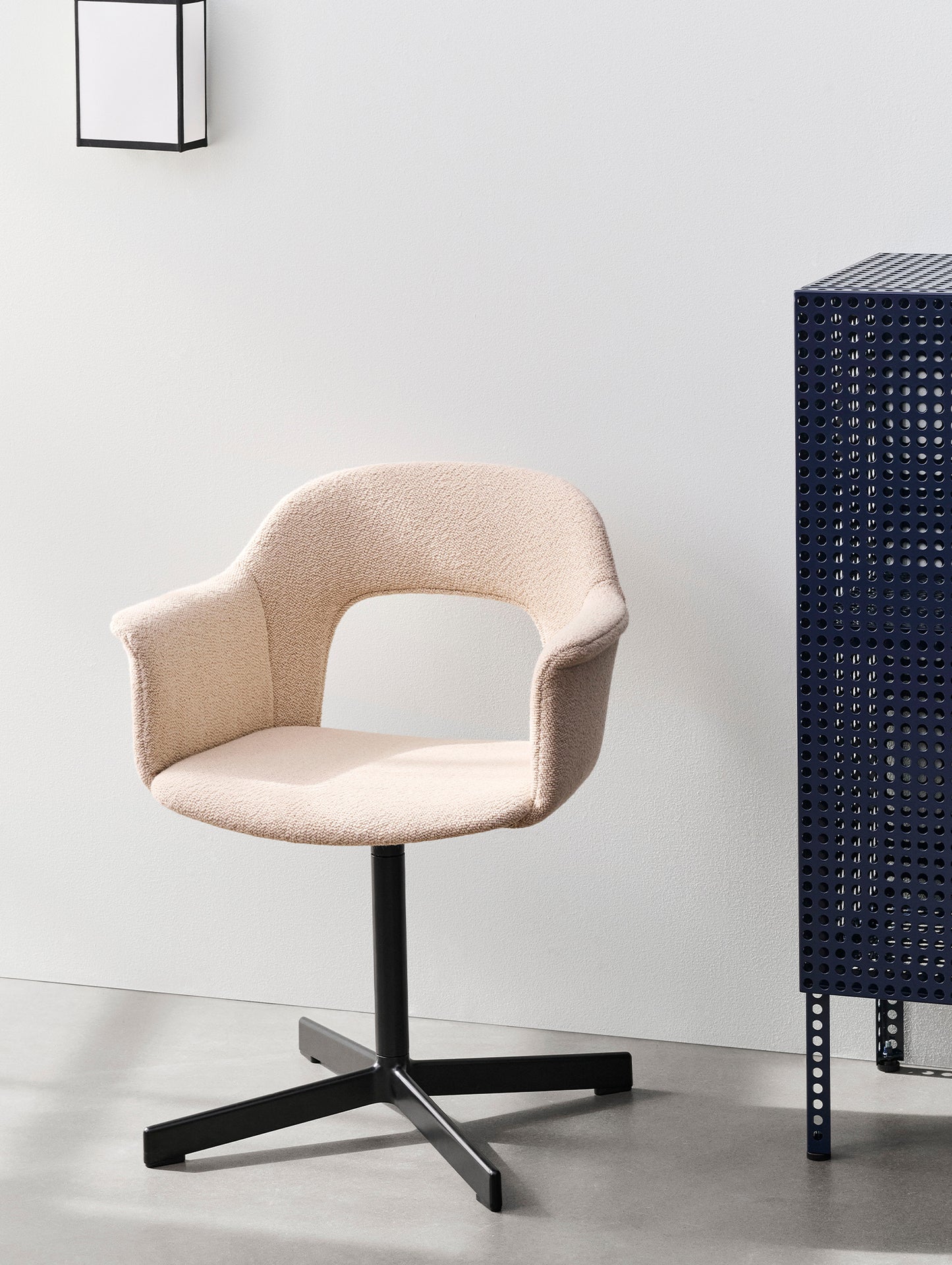Perforated Cabinet Floor by HAY - Medium / Steel Blue