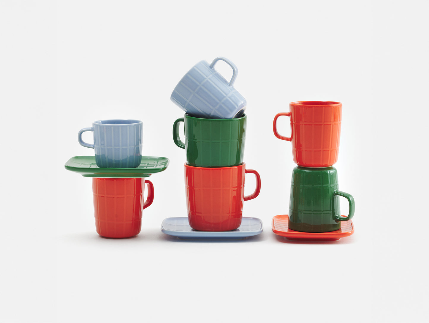 Oiva Tiiliskivi Mug 0.25L - Light Blue by Marimekko