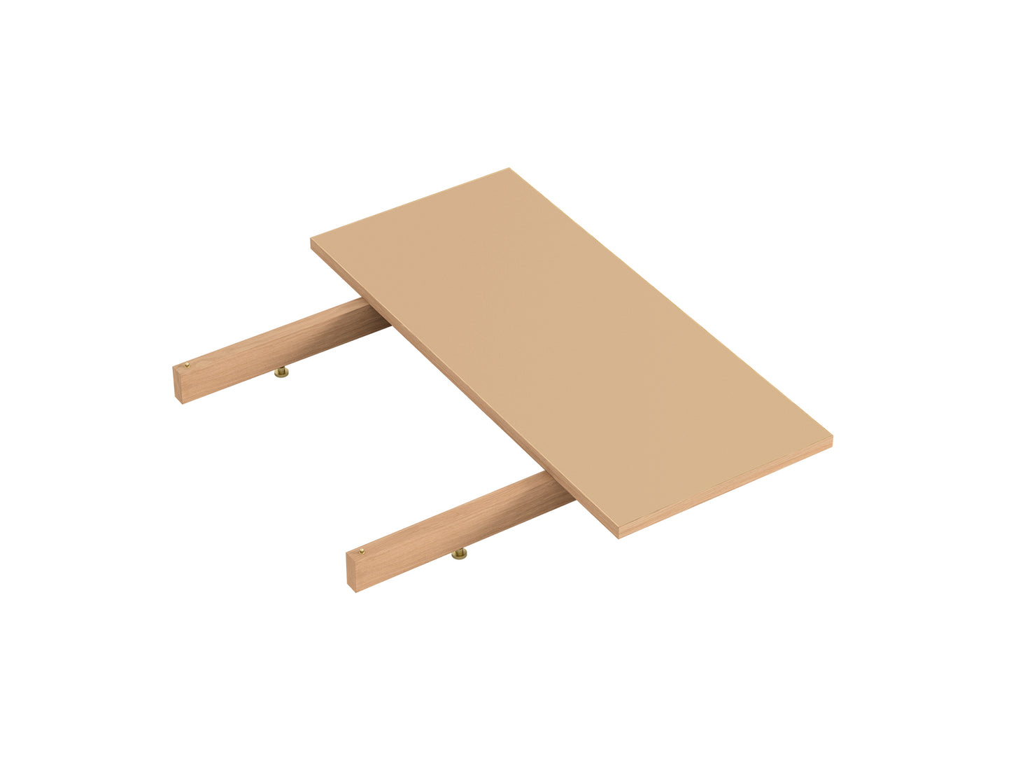 Rectangular Dining Table Extension Leaf by Moebe - Muted Peach