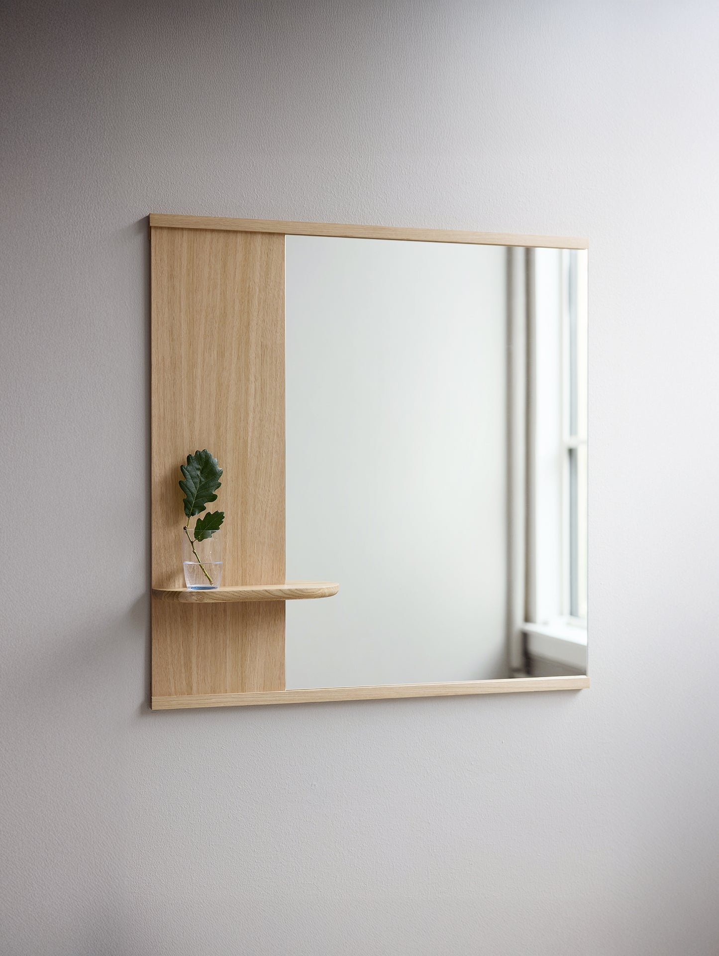 Mirror with a Shelf by Moebe