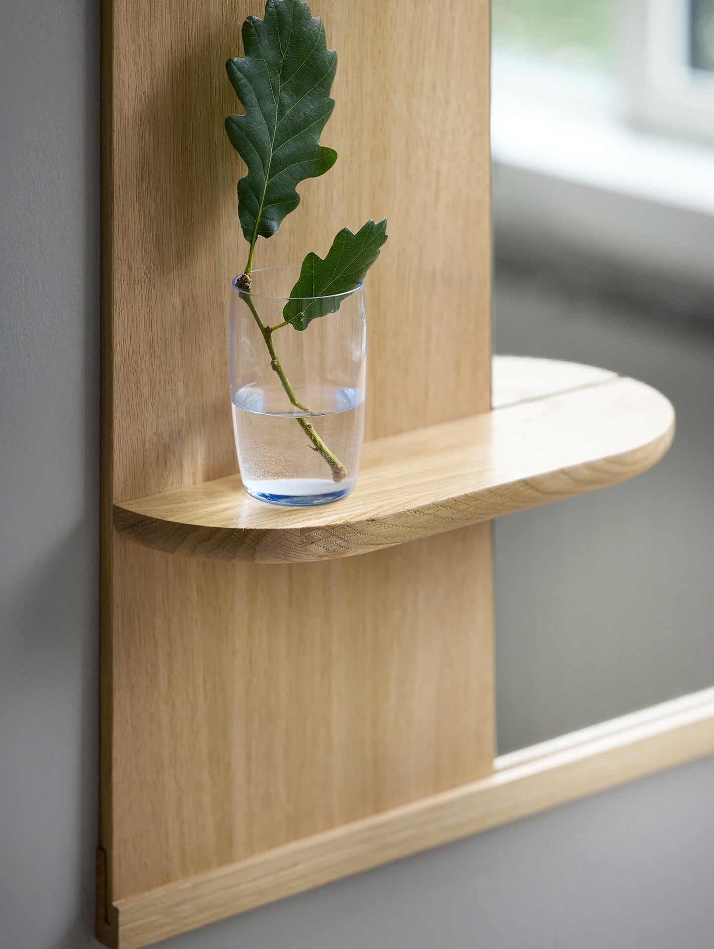 Mirror with a Shelf by Moebe