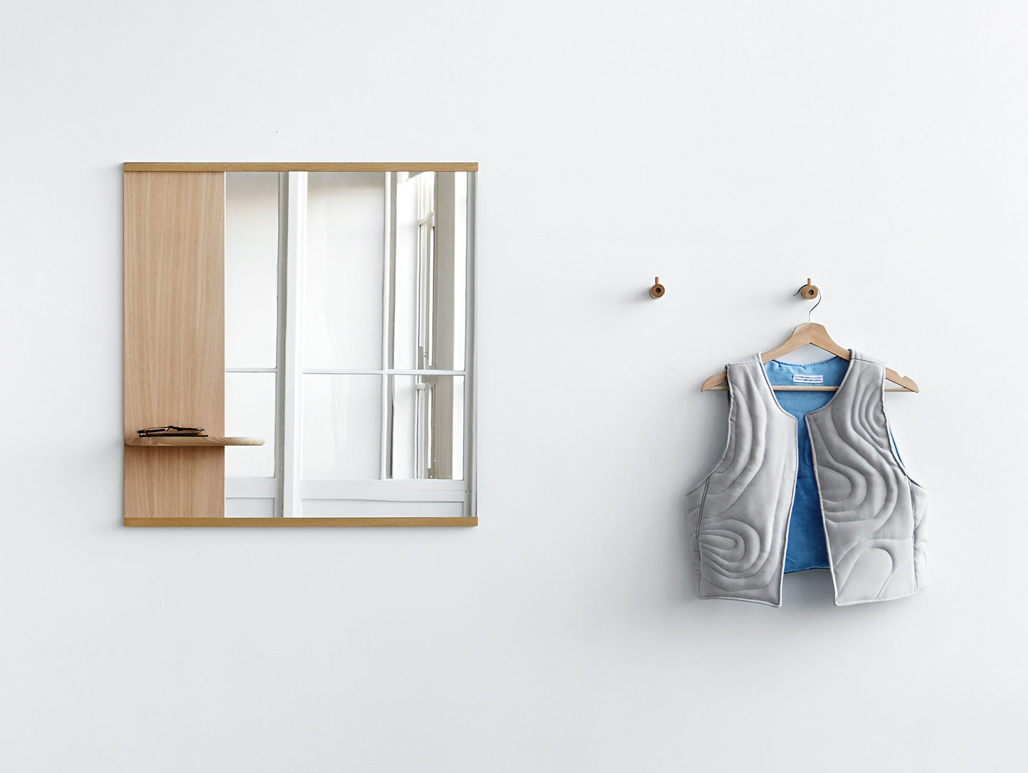 Mirror with a Shelf by Moebe
