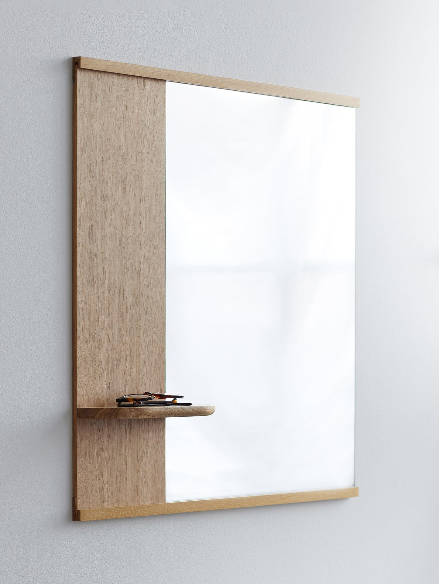 Mirror with a Shelf by Moebe