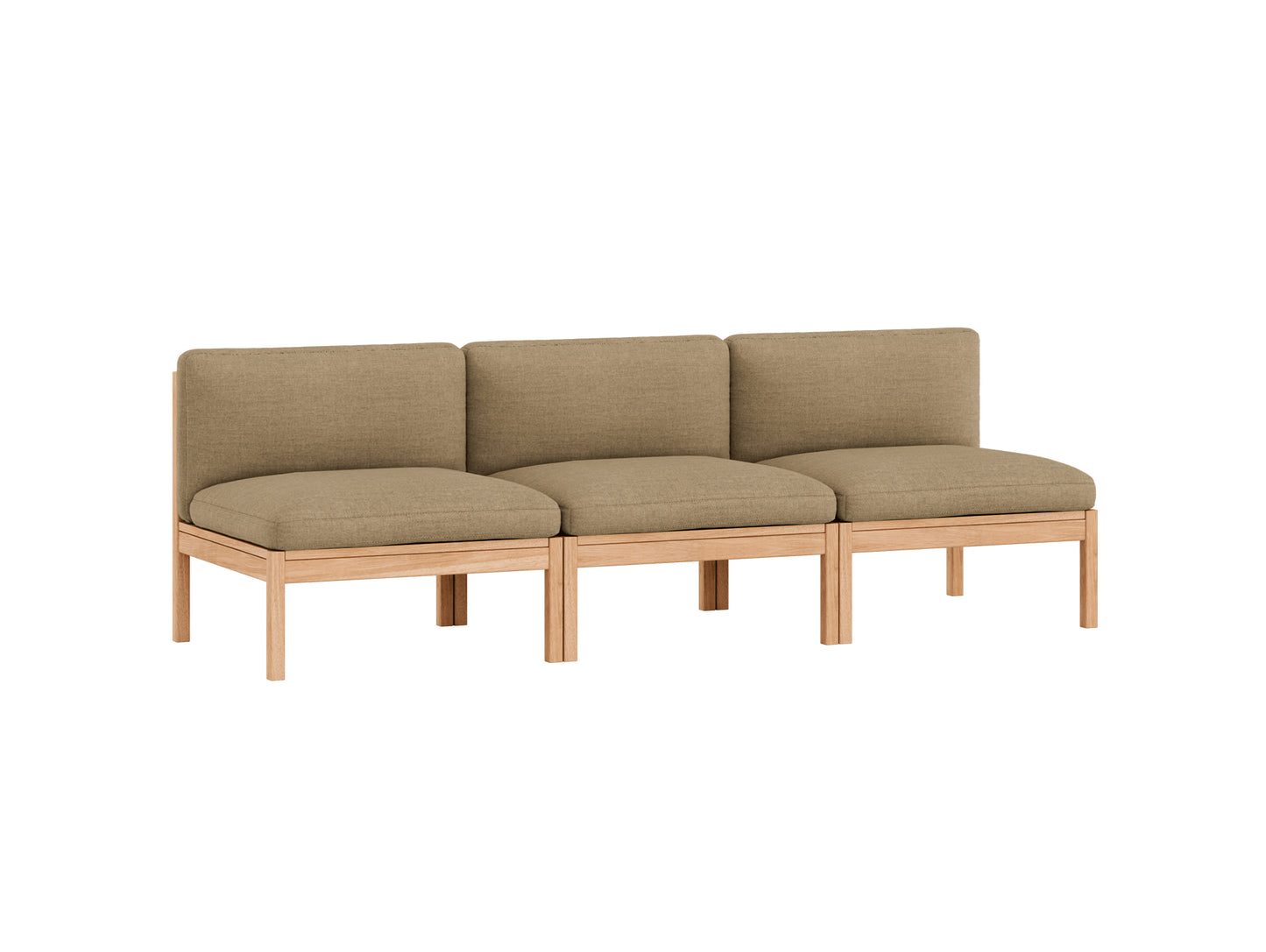 3-Seater Sofa Without Armrest by Moebe - Autumn 221