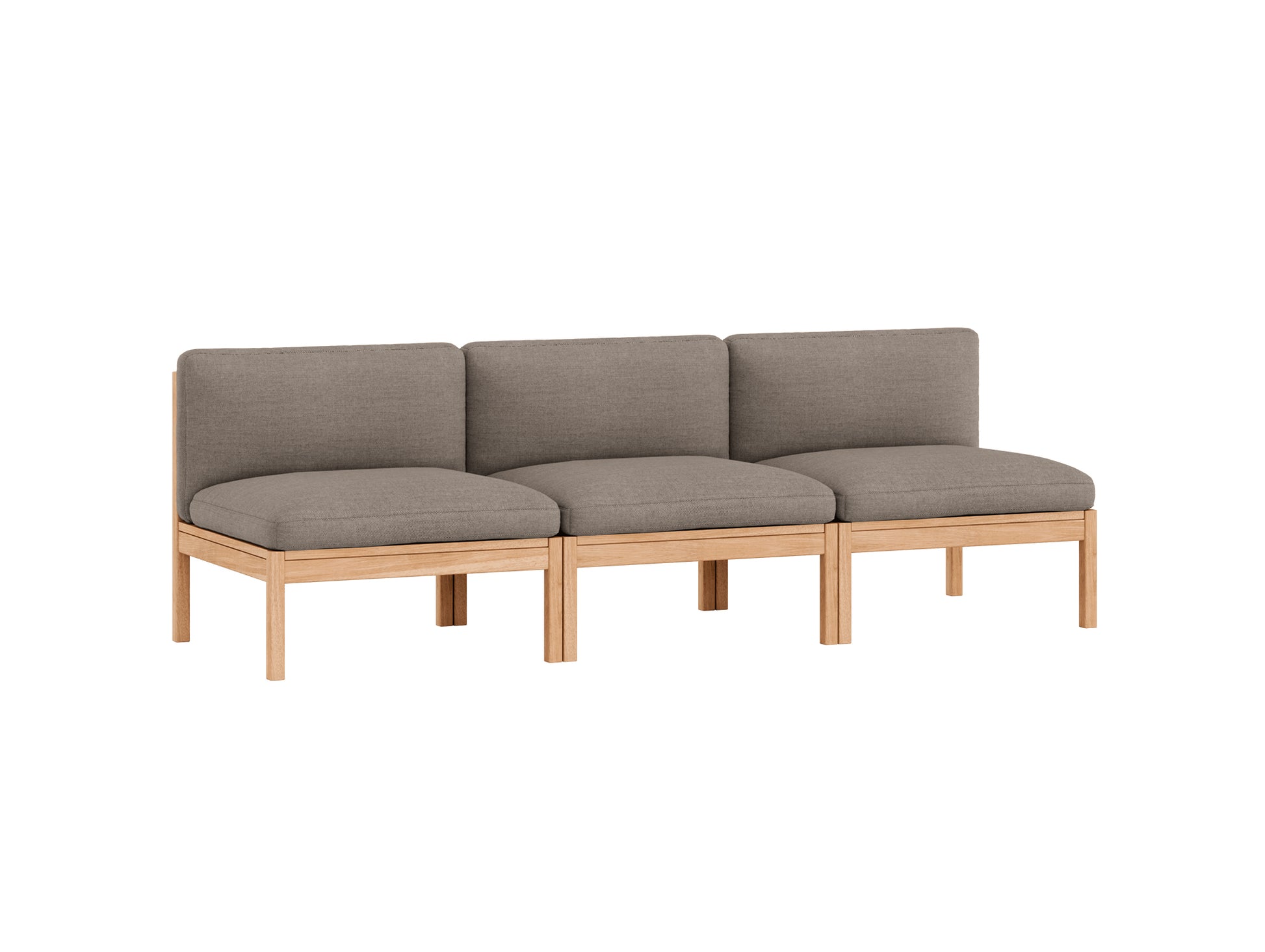 3-Seater Sofa Without Armrest by Moebe - Autumn 331