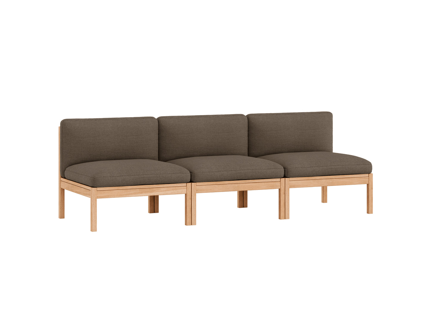3-Seater Sofa Without Armrest by Moebe - Autumn 361