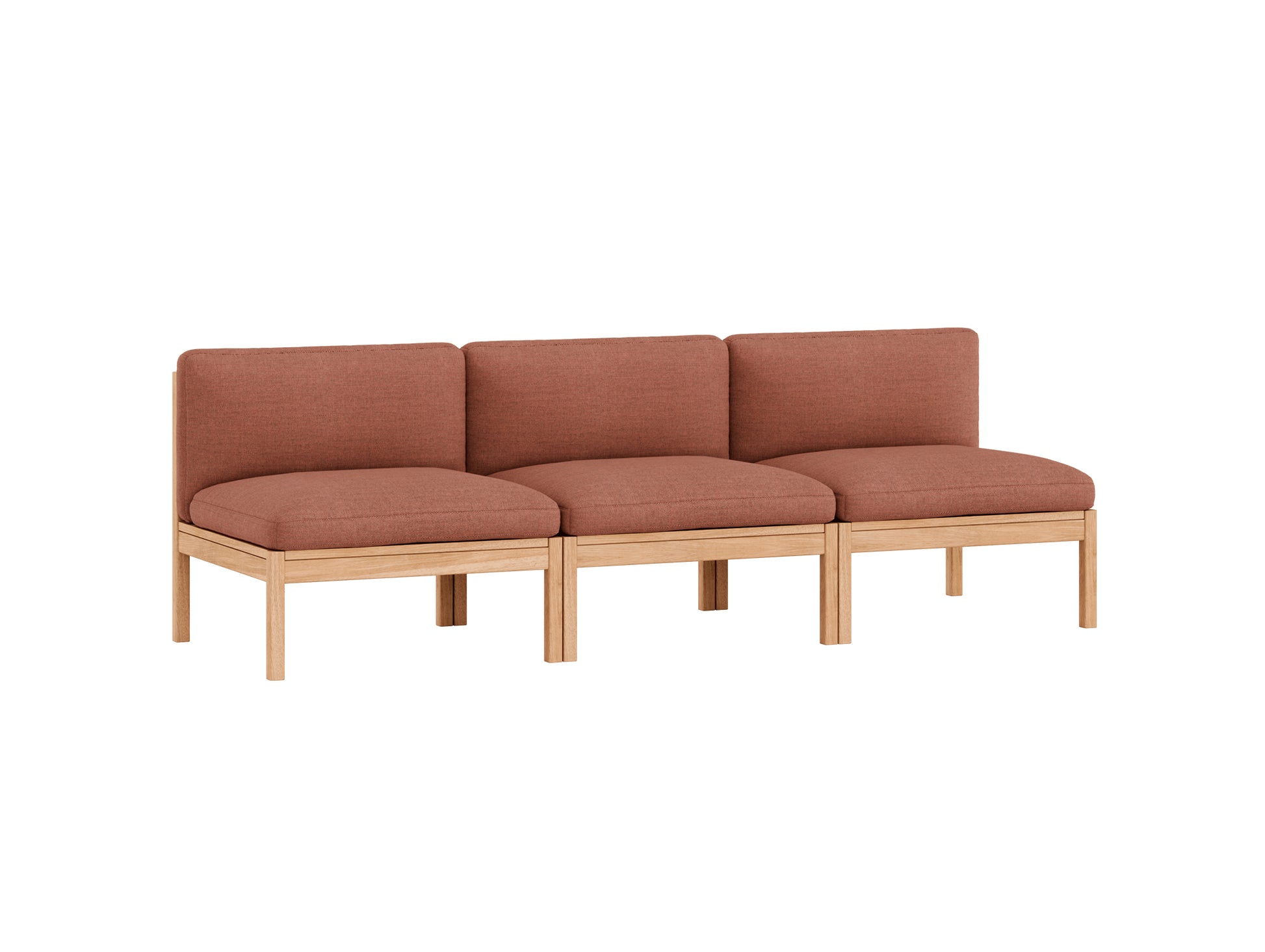 3-Seater Sofa Without Armrest by Moebe - Autumn 551