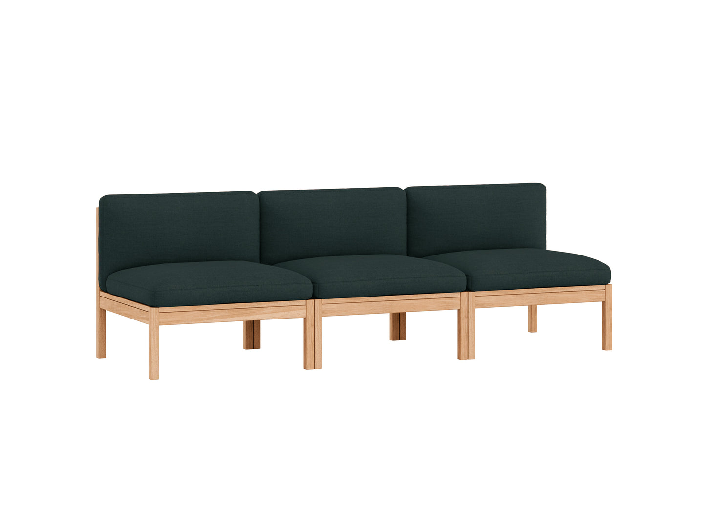 3-Seater Sofa Without Armrest by Moebe - Autumn 971