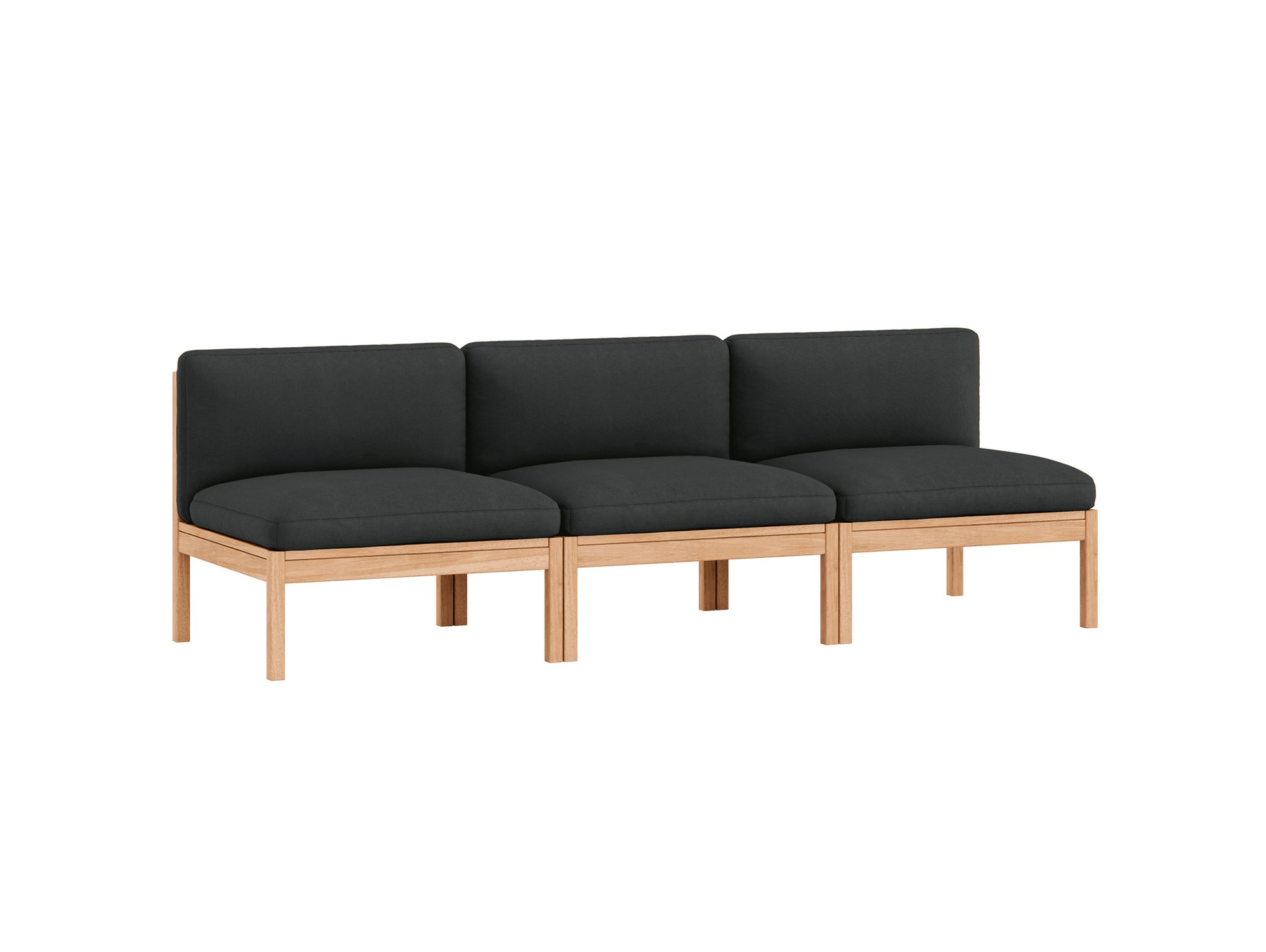 3-Seater Sofa Without Armrest by Moebe - Field 2 793
