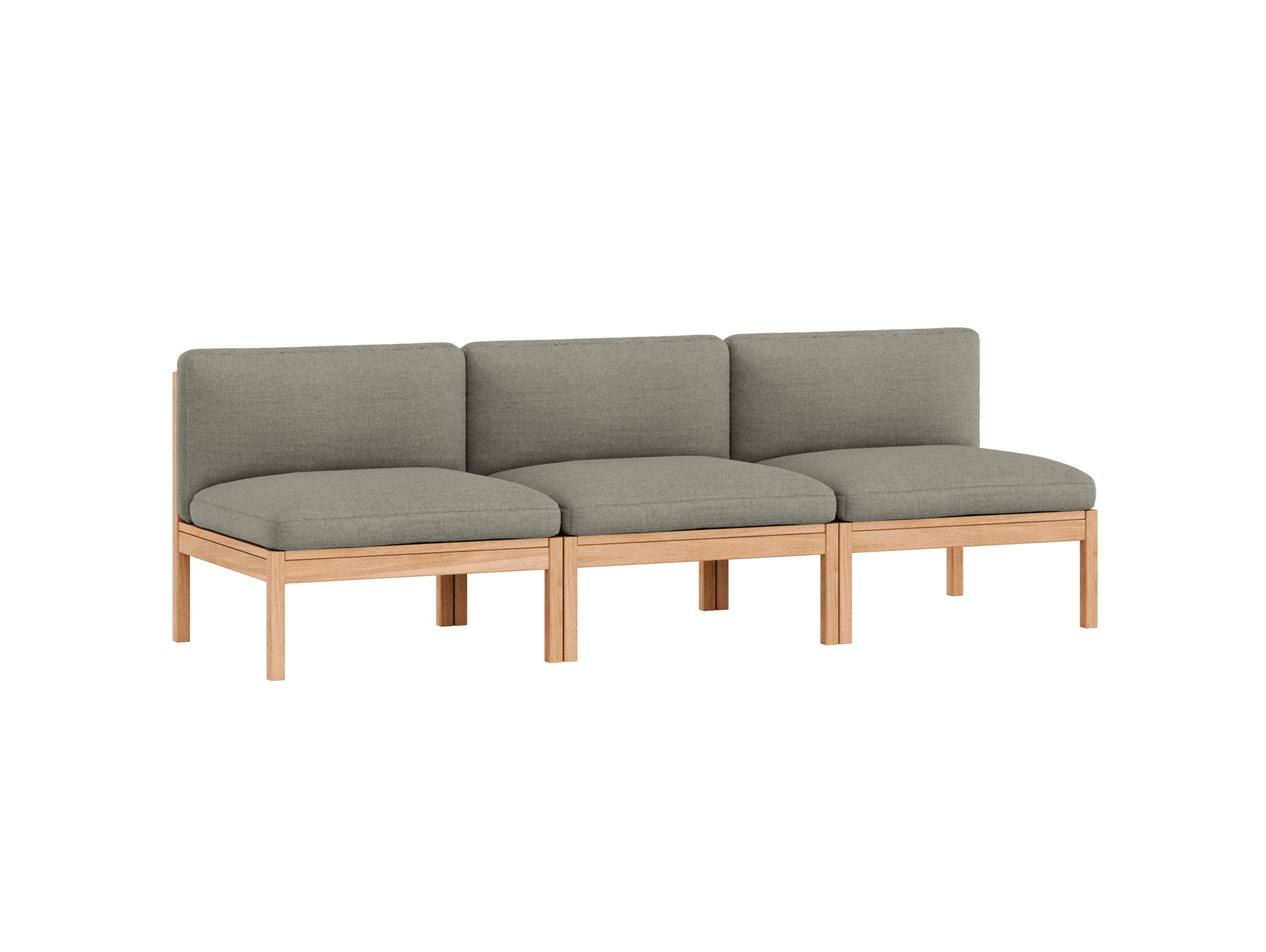 3-Seater Sofa Without Armrest by Moebe - Re-wool 128