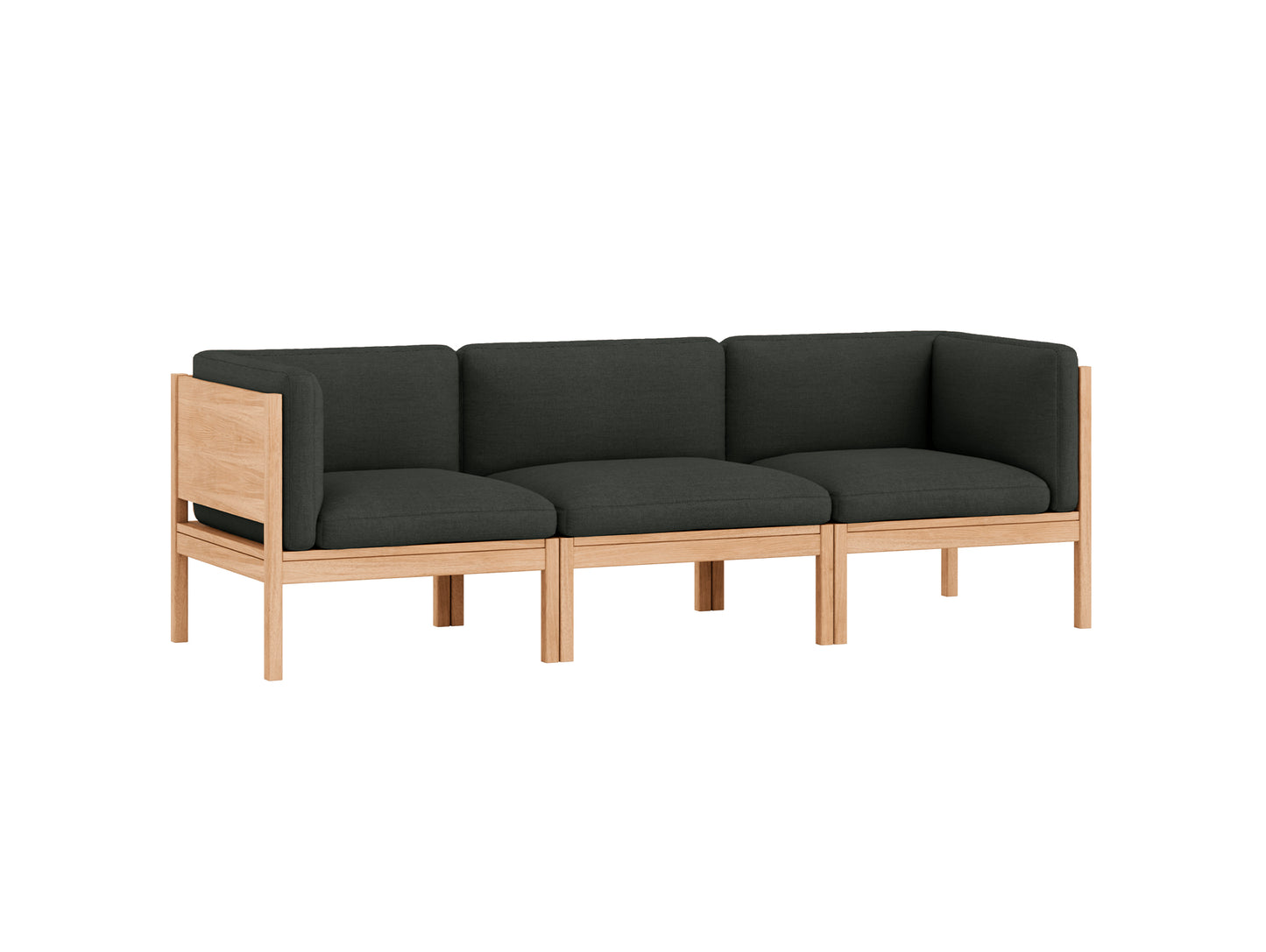 Modular 3-Seater Sofa by Moebe - Re-wool 198