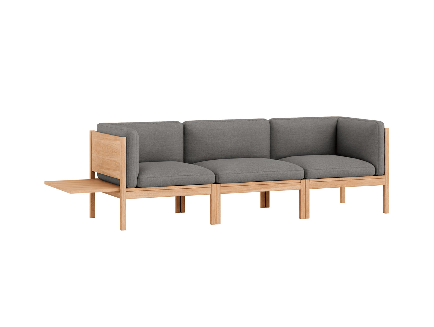 3-Seater Sofa with 1 Side Table by Moebe - Autumn 131