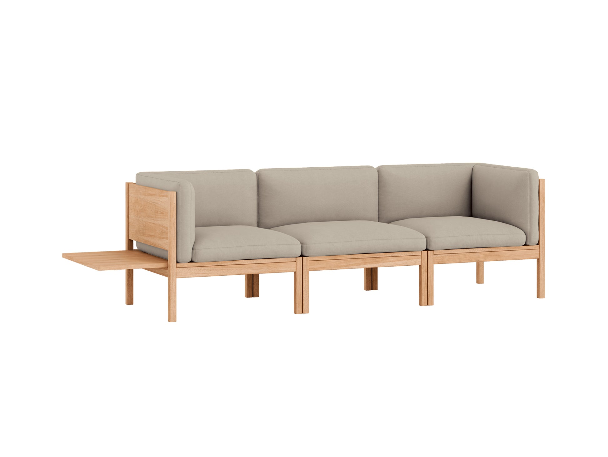 3-Seater Sofa with 1 Side Table by Moebe - Field 2 233