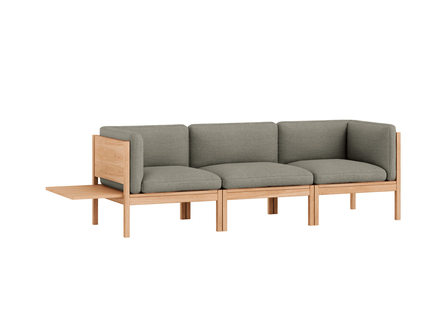 3-Seater Sofa with 1 Side Table by Moebe - Re-wool 128
