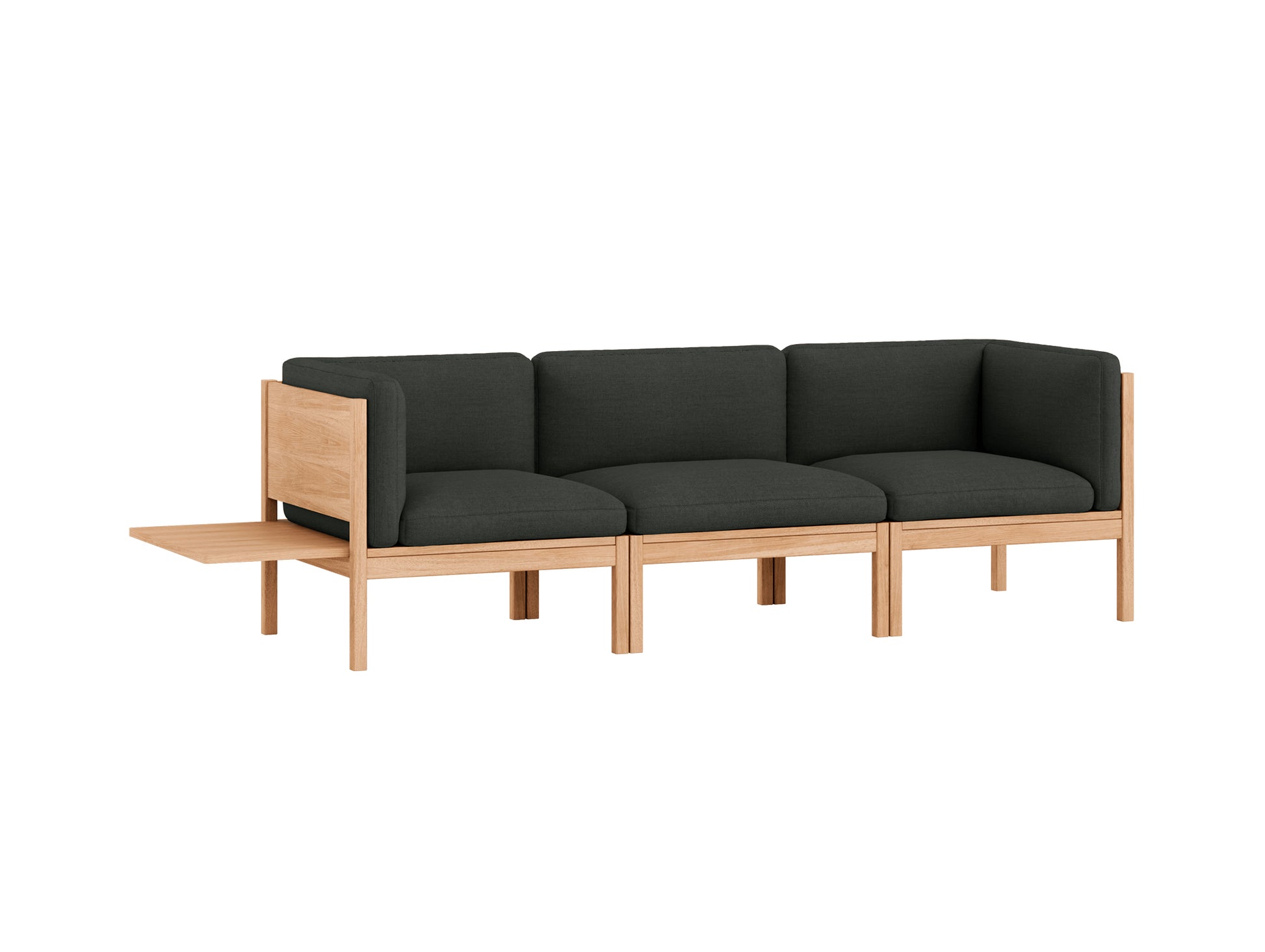 3-Seater Sofa with 1 Side Table by Moebe - Re-wool 198