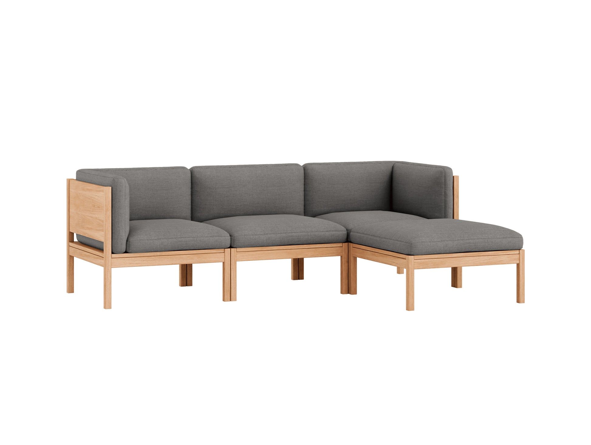 3-Seater Sofa with Chaise Longue by Moebe - Autumn 131