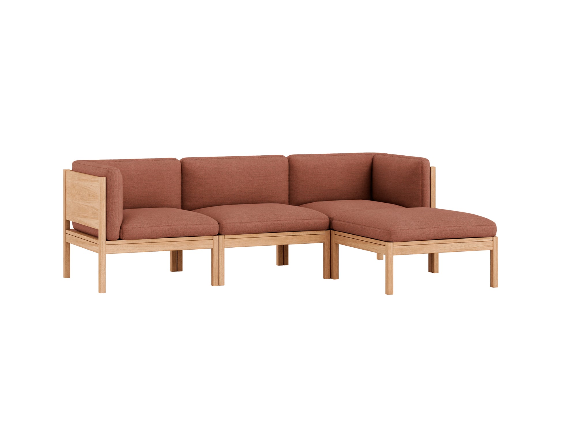 3-Seater Sofa with Chaise Longue by Moebe - Autumn 551