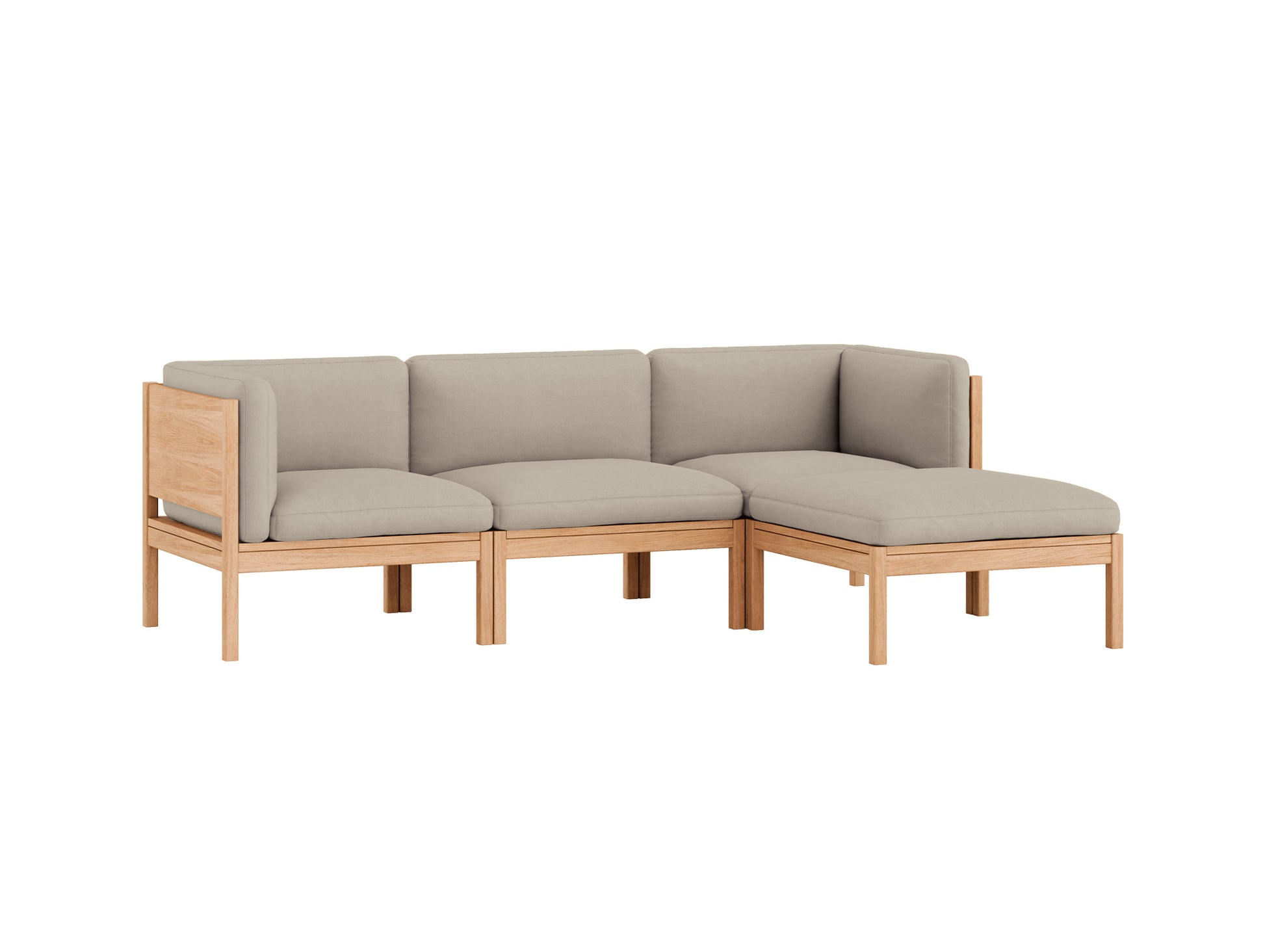 3-Seater Sofa with Chaise Longue by Moebe - Field 2 233