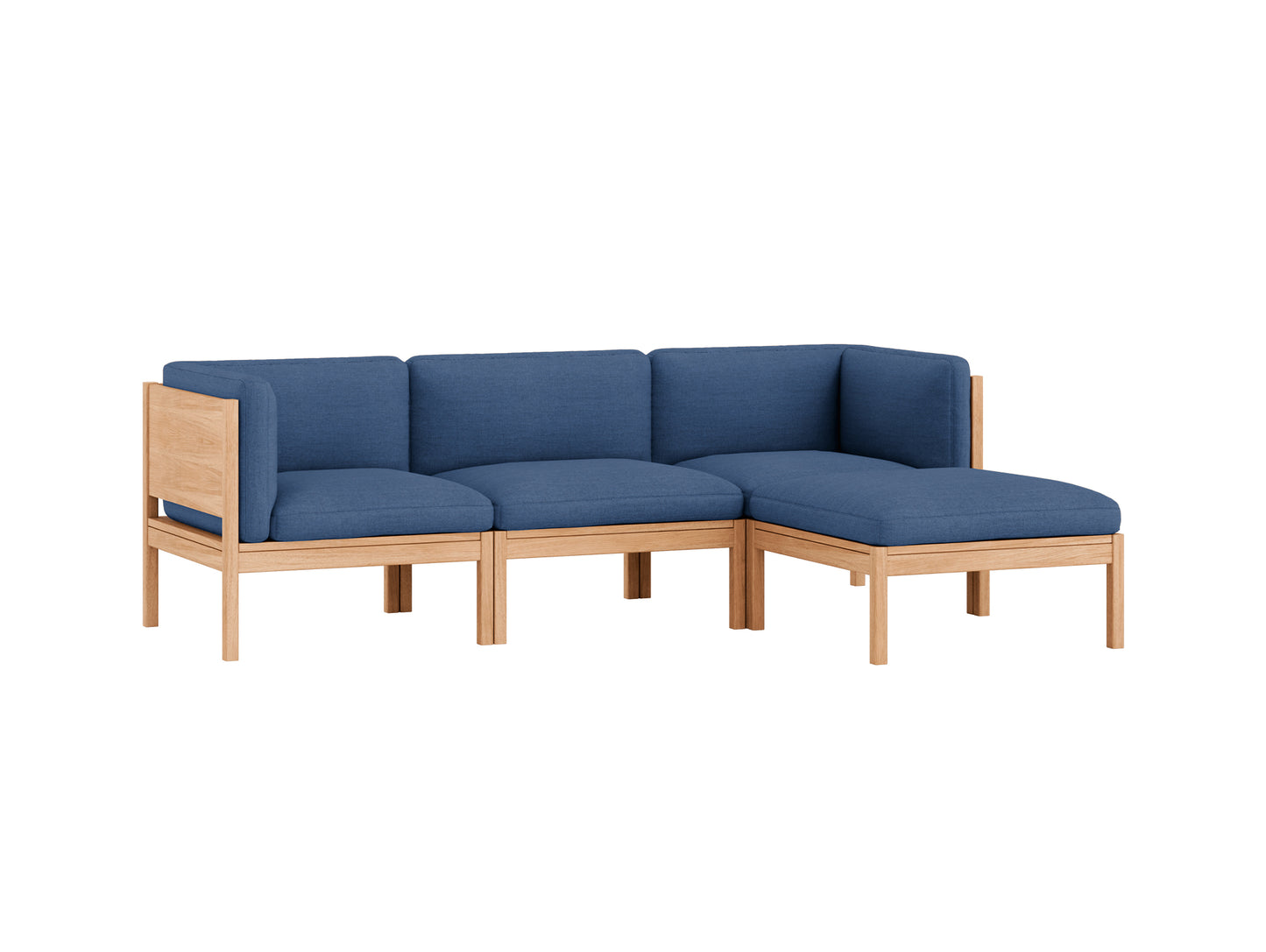 3-Seater Sofa with Chaise Longue by Moebe - Re-wool 767