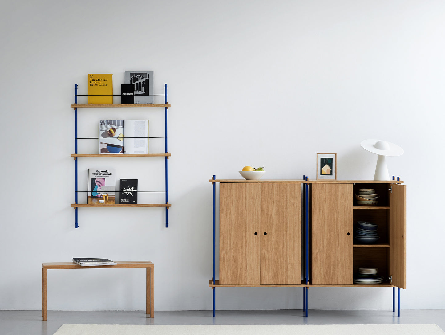 Moebe Shelving System - Tall Cabinet - Oiled Oak