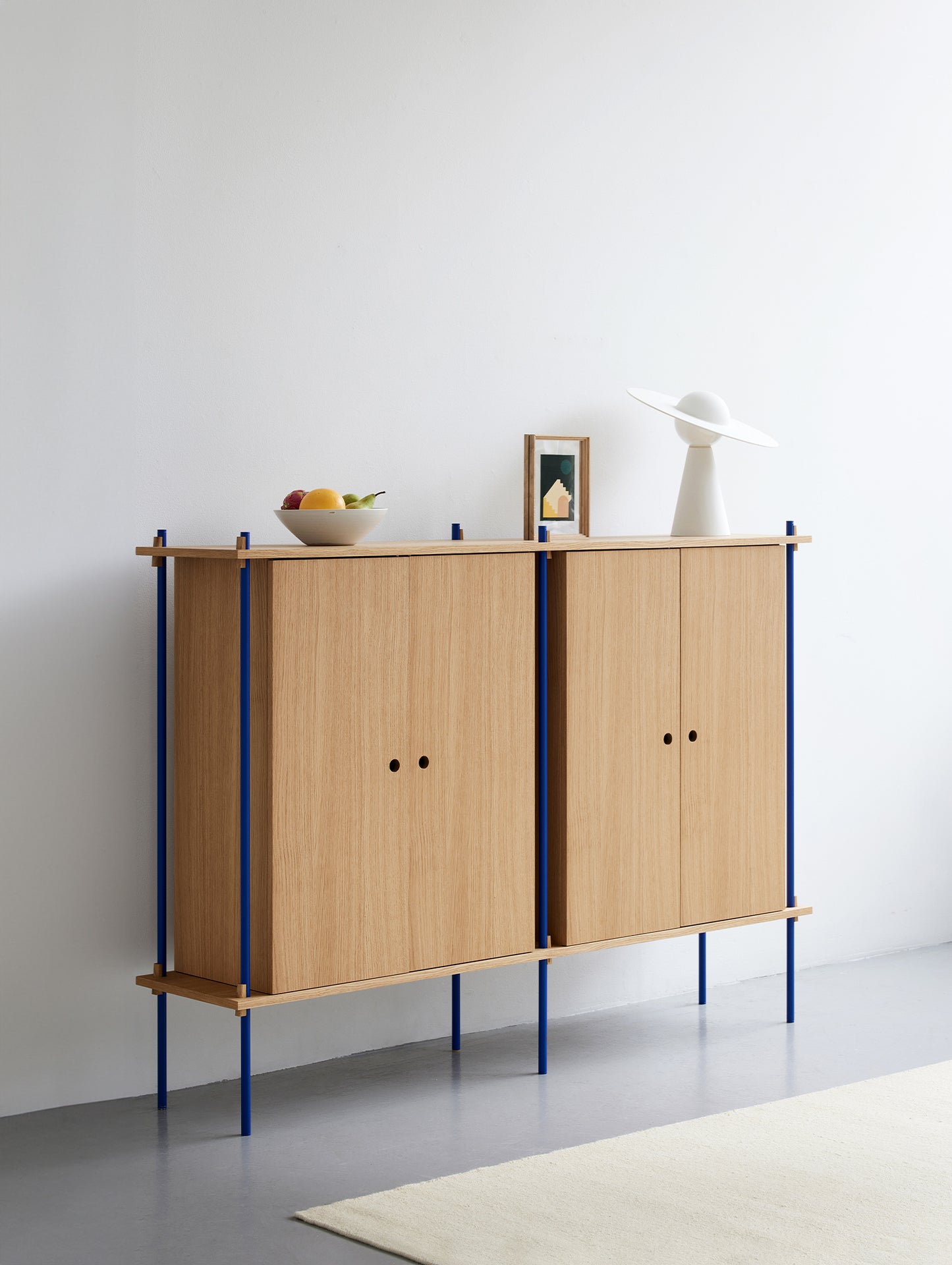 Moebe Shelving System - Tall Cabinet - Oiled Oak