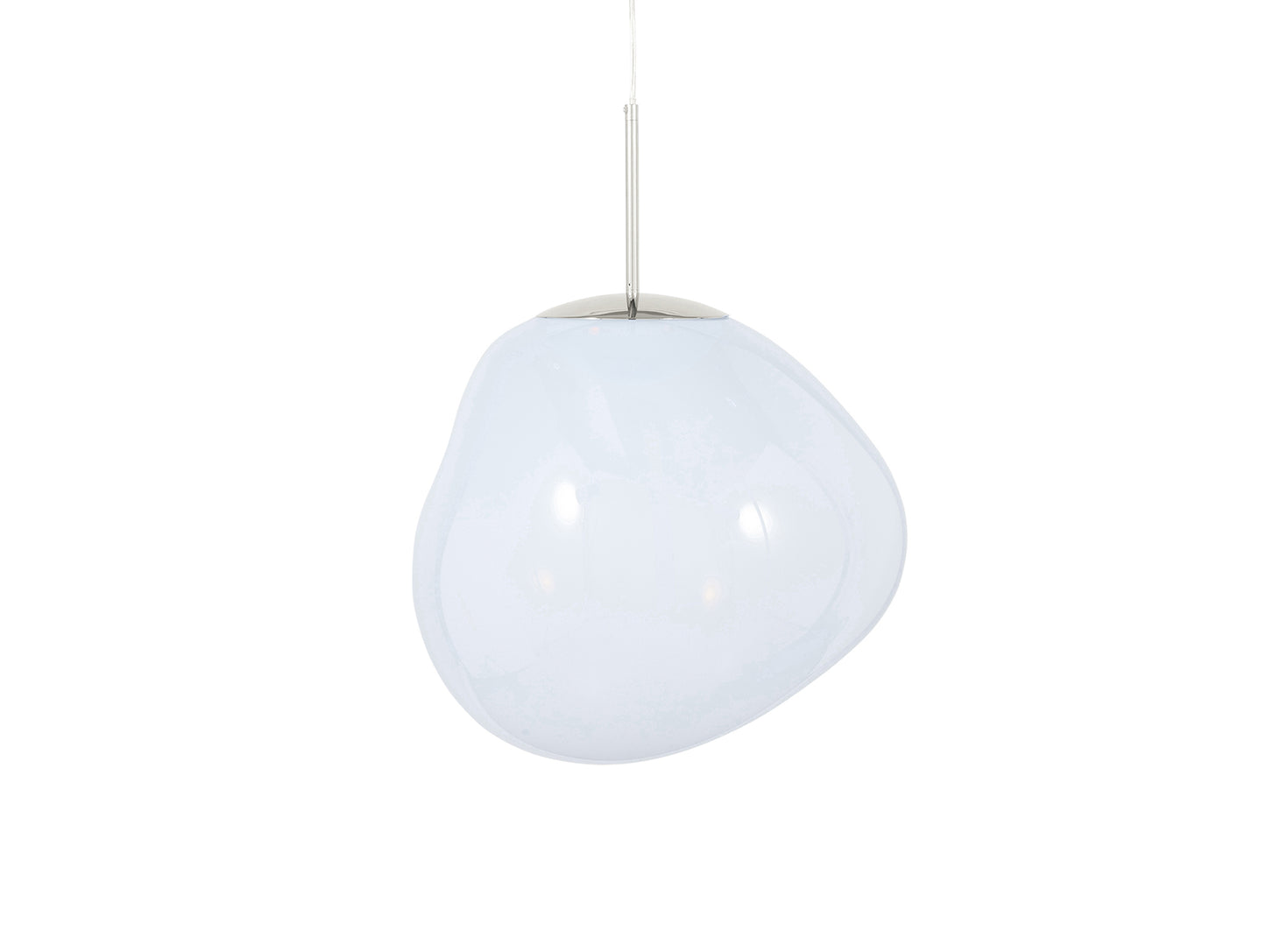 Melt LED Pendant by Tom Dixon - Opal / Silver