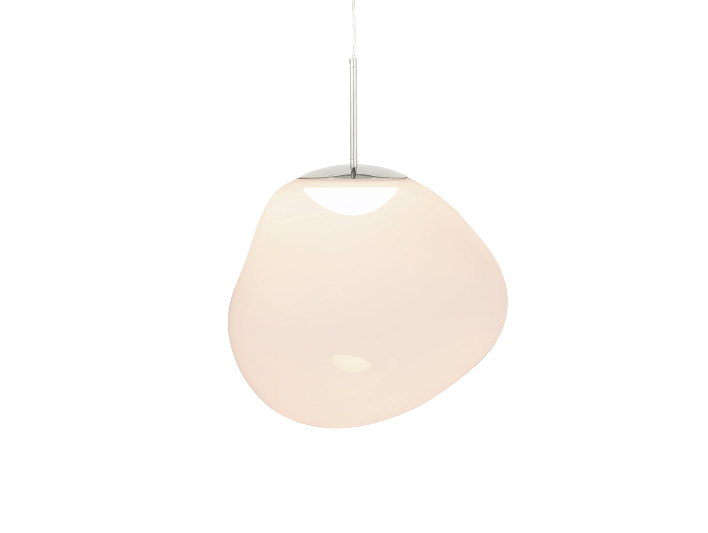 Melt LED Pendant by Tom Dixon - Opal / Silver