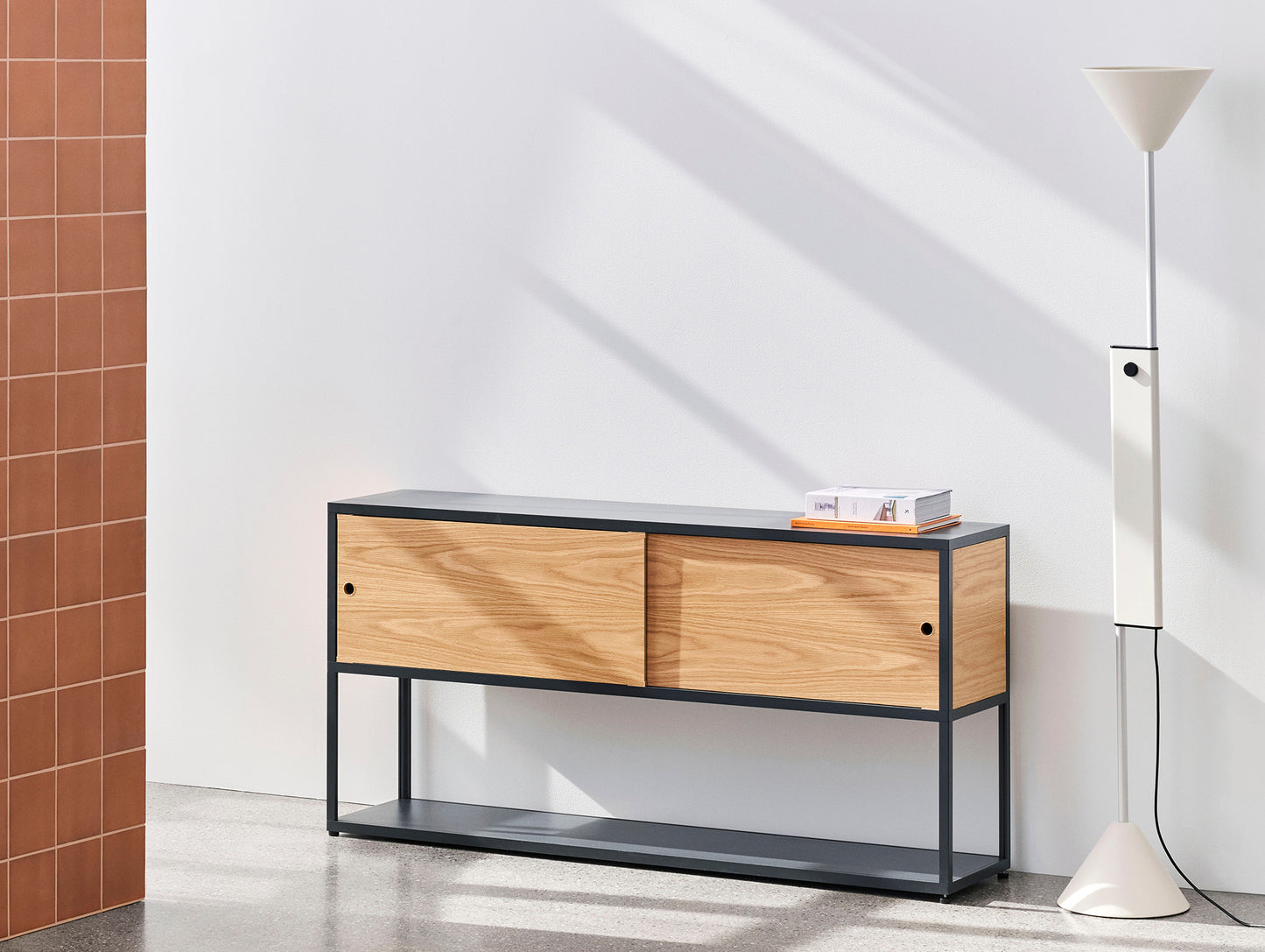 New Order Shelving Combination 207 by HAY - Charcoal
